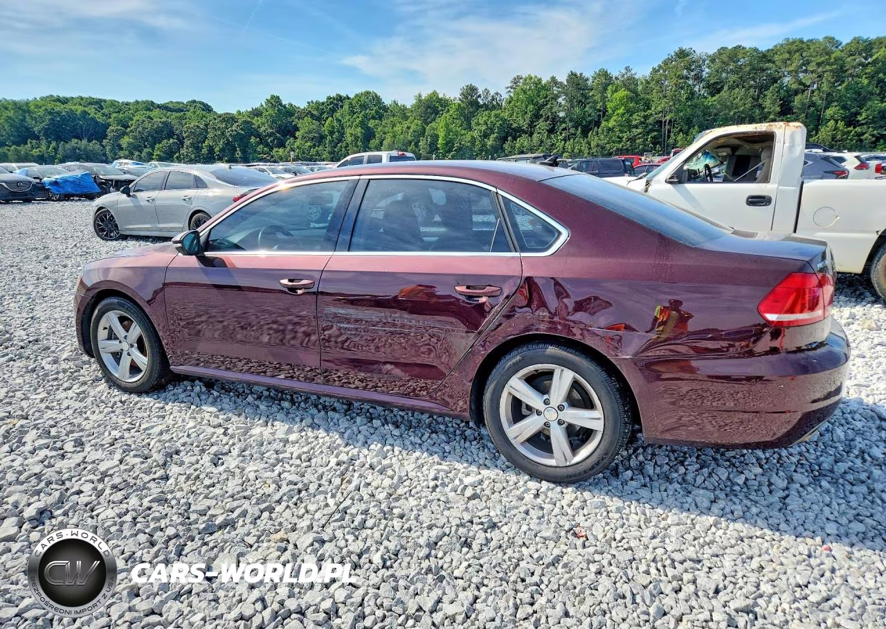 2012 Volkswagen Passat Se VIN:1VWBP7A34CC007121 - 2