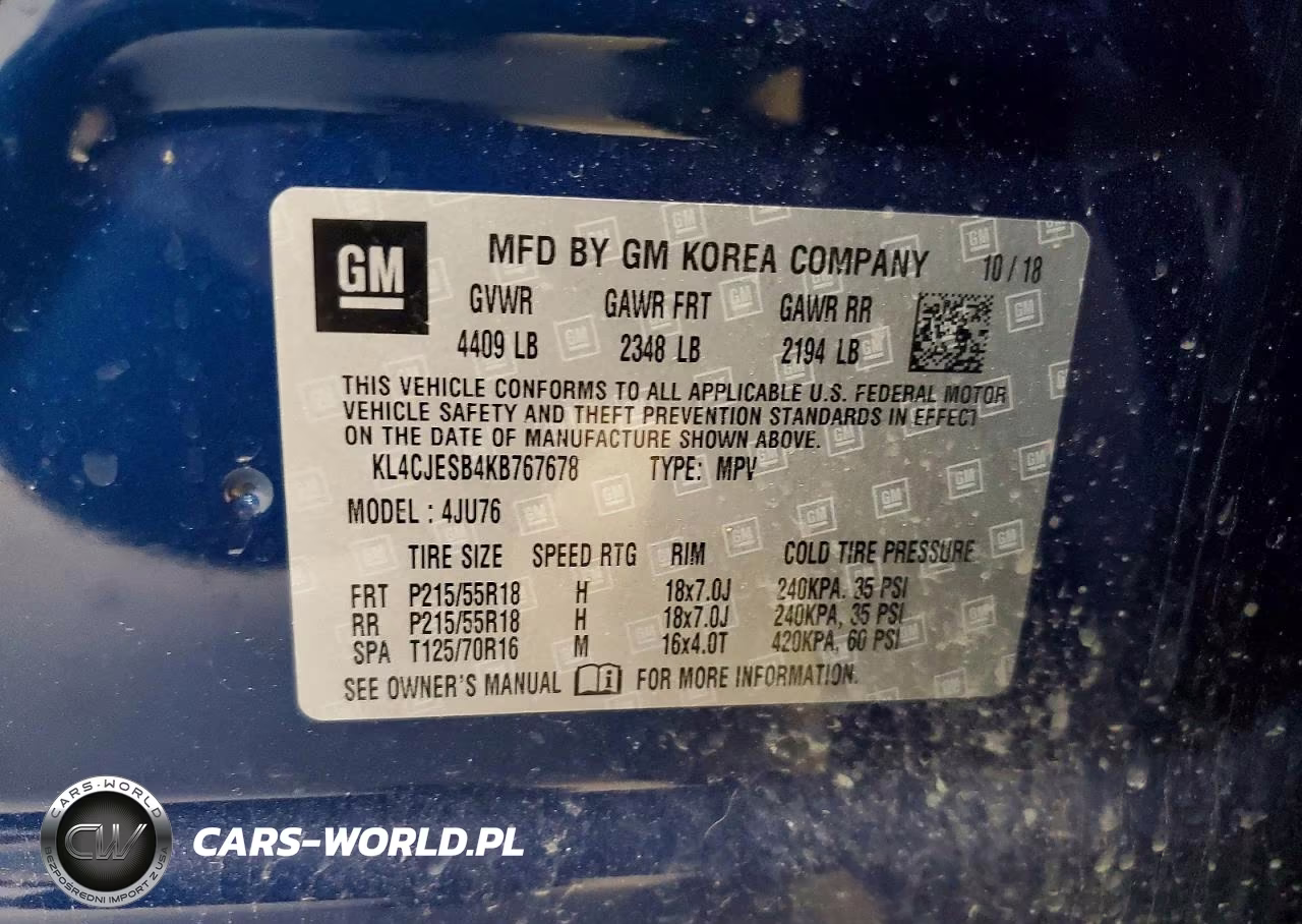 2019 Buick Encore Preferred VIN:KL4CJESB4KB767678 - 13