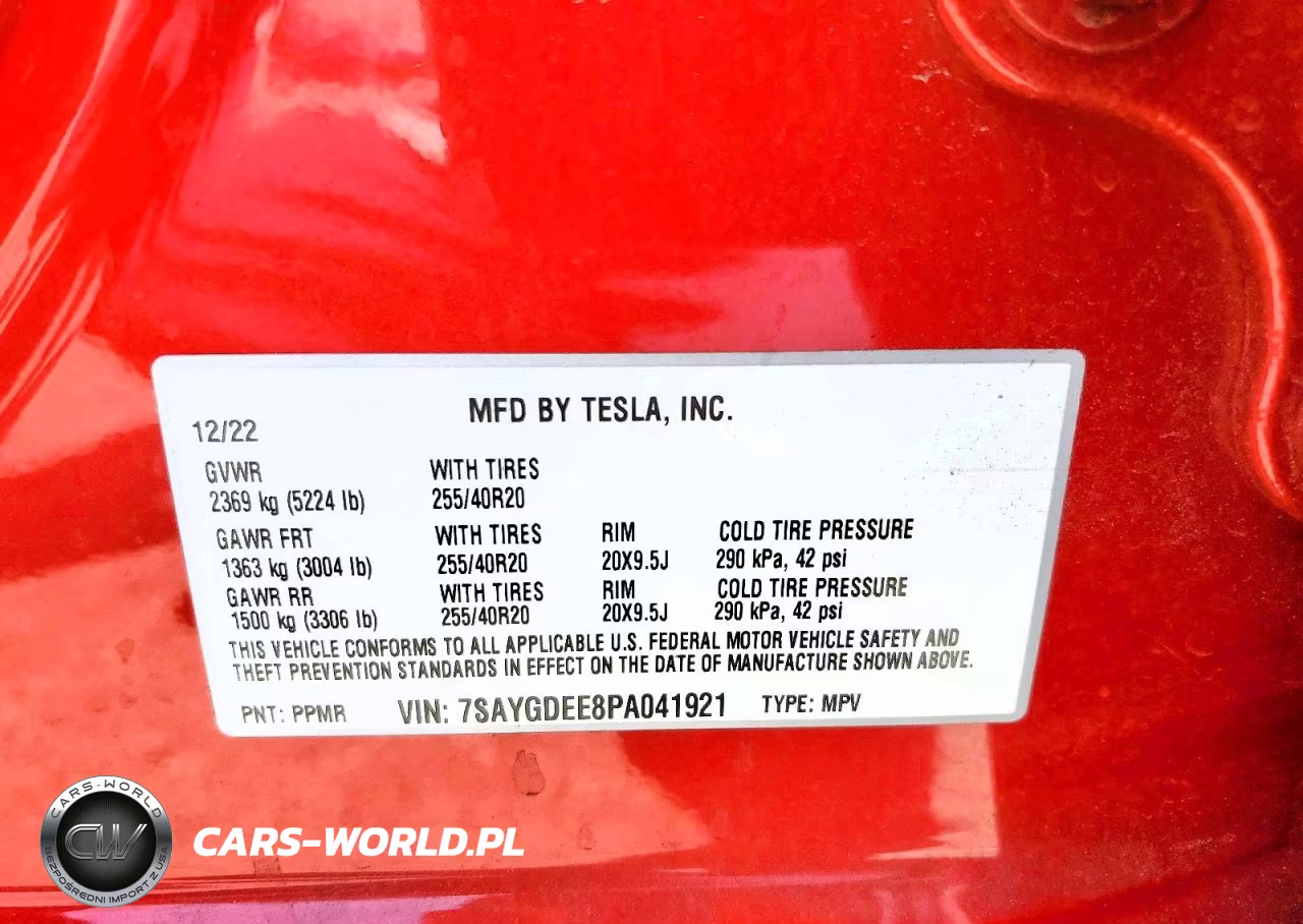 2023 Tesla Model Y VIN:7SAYGDEE8PA041921 - 13
