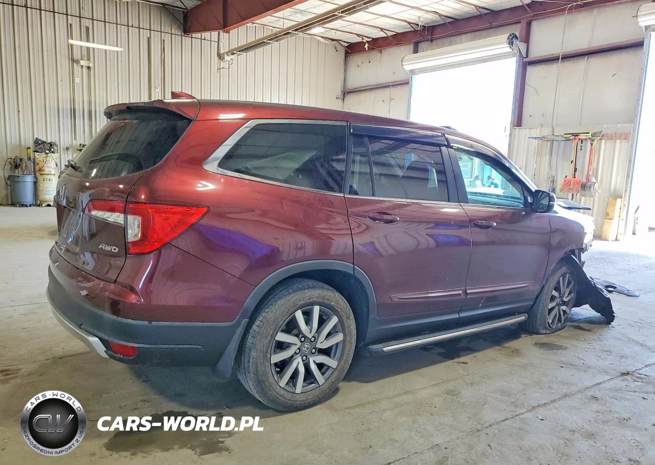 2019 Honda Pilot Exl VIN:5FNYF6H53KB059536 - 3