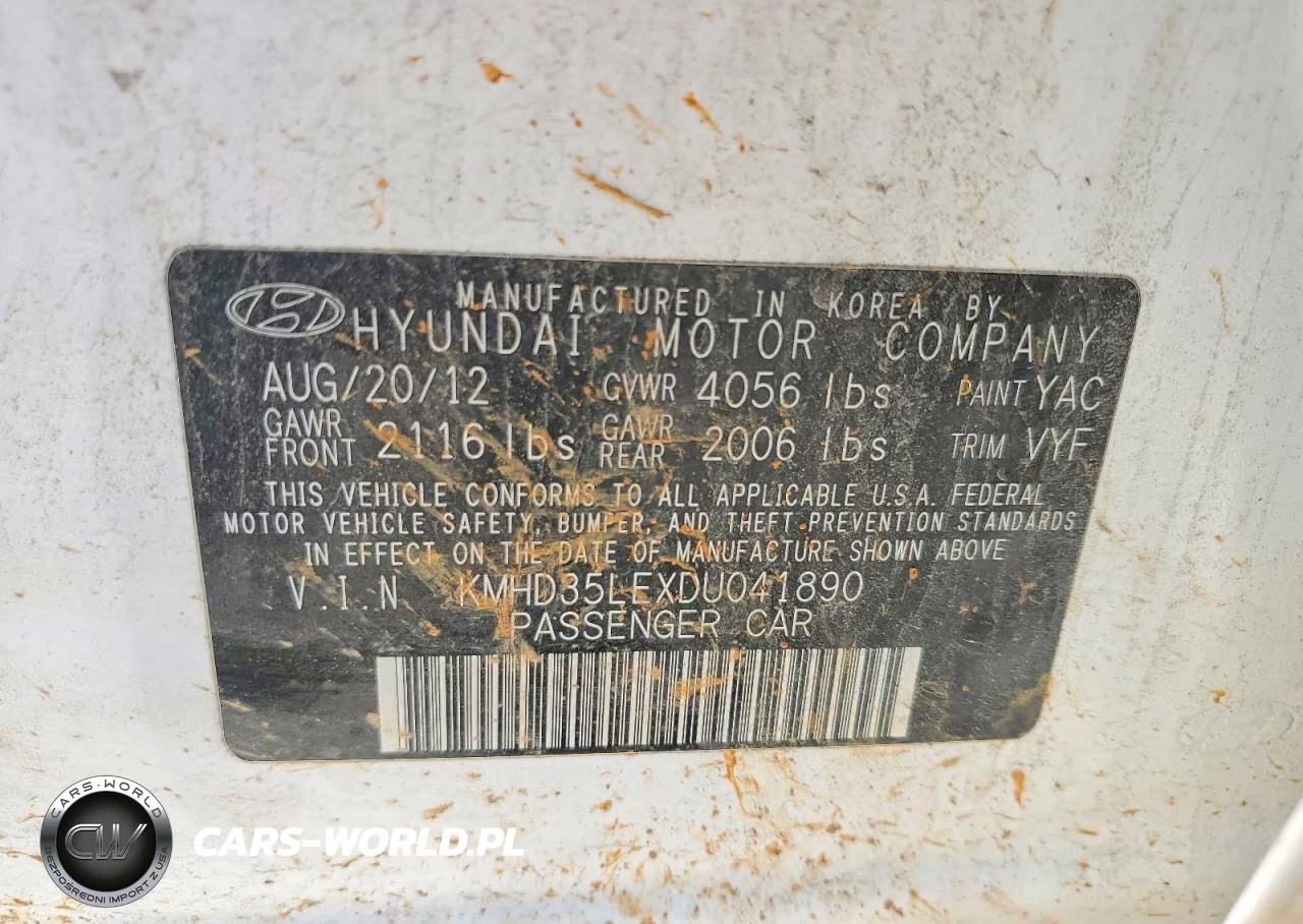 2013 Hyundai Elantra Gt Base VIN:KMHD35LEXDU041890 - 12