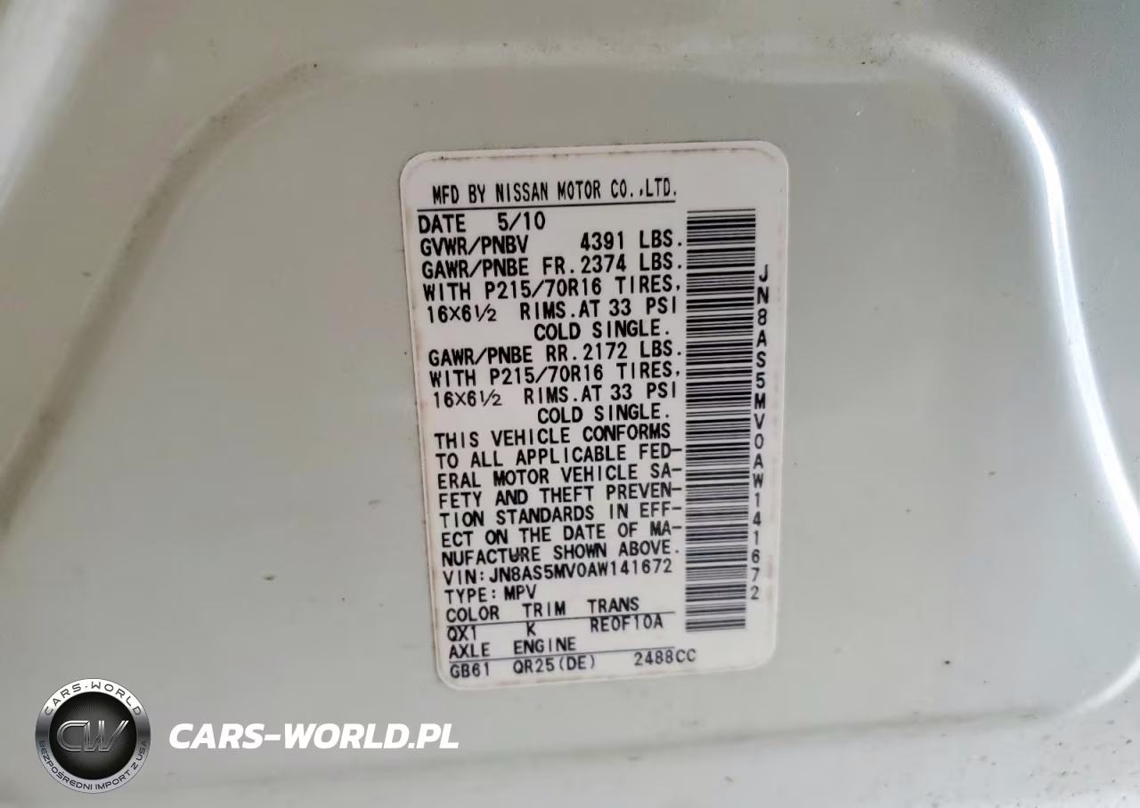 2010 Nissan Rogue S VIN:JN8AS5MV0AW141672 - 13