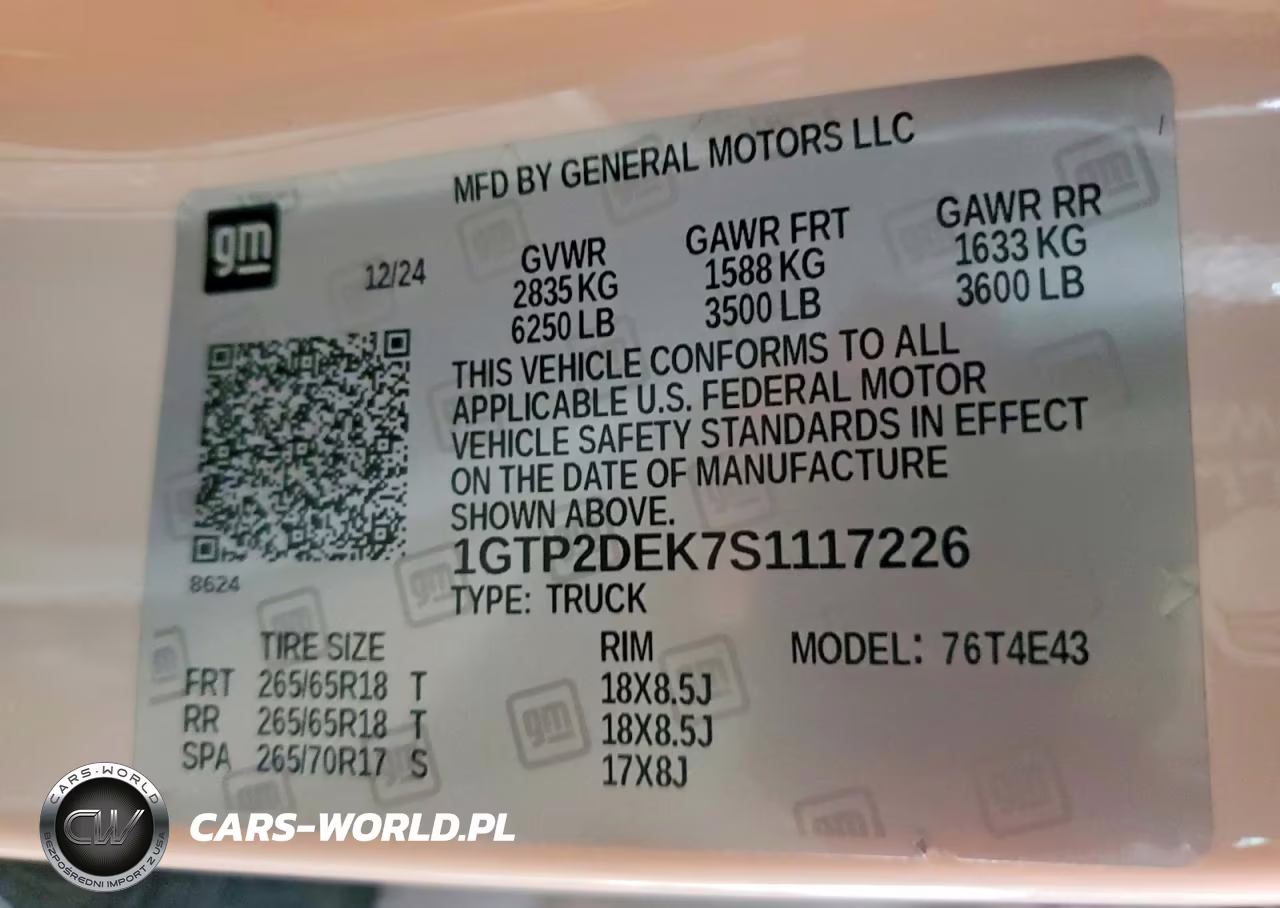 2025 GMC Canyon At4 VIN:1GTP2DEK7S1117226 - 12