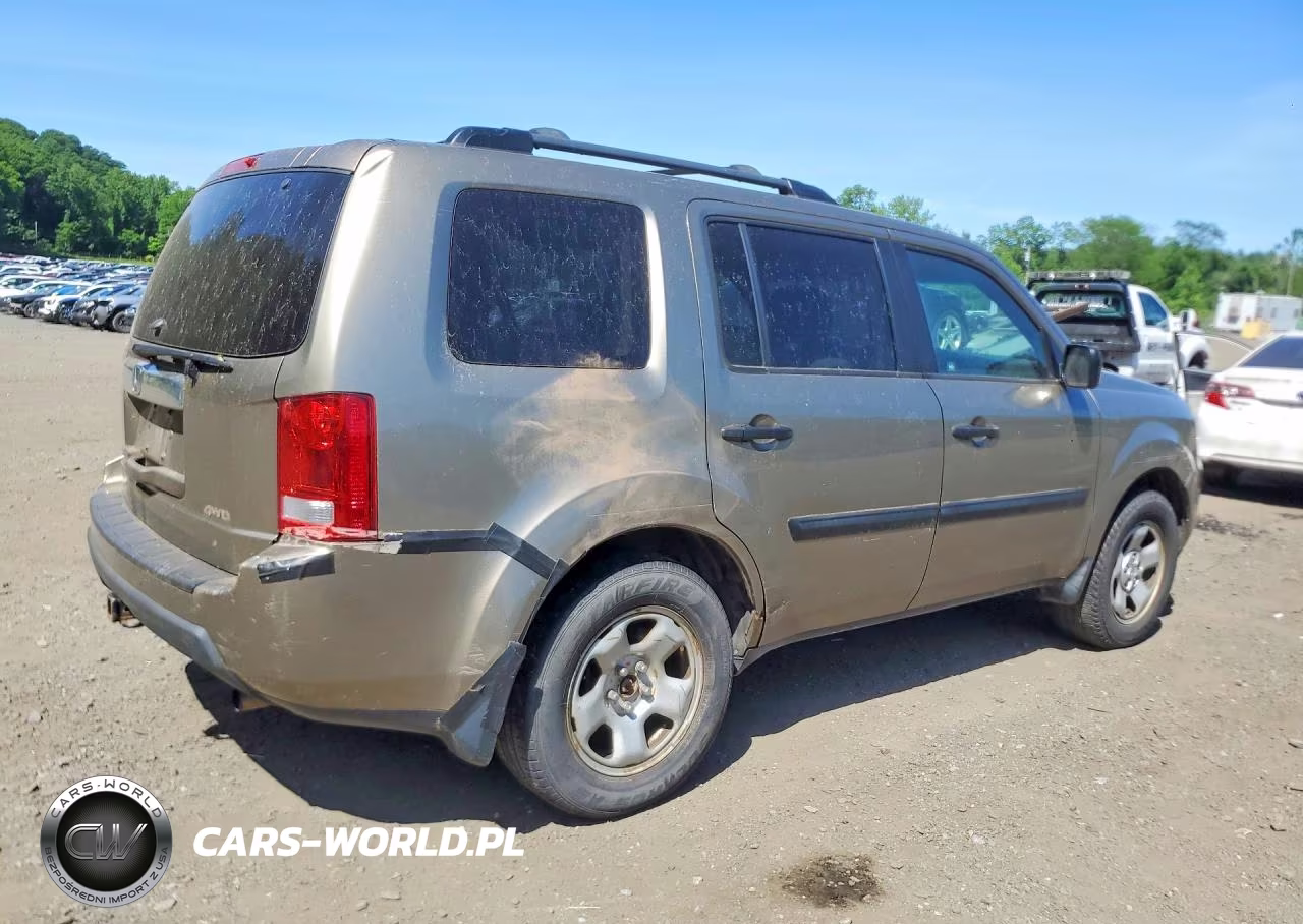 2010 Honda Pilot Lx VIN:5FNYF4H26AB006113 - 3