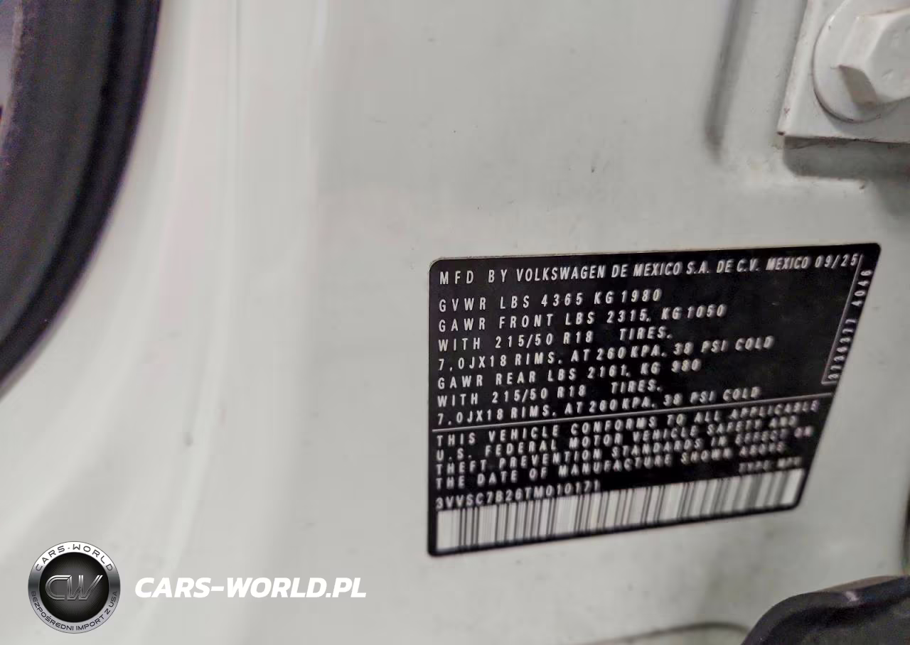 2026 Volkswagen Taos Se VIN:3VVSC7B26TM010171 - 13