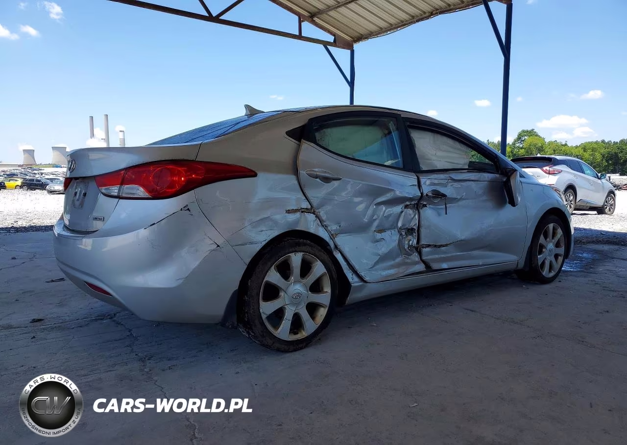 2012 Hyundai Elantra Limited VIN:KMHDH4AE9CU304979 - 3