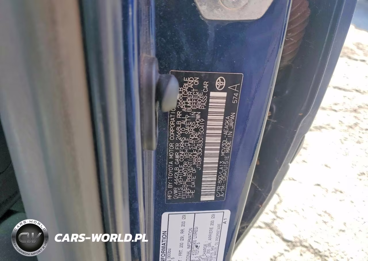 2003 Toyota Camry Xle V6 VIN:JTDBF30K830150419 - 12