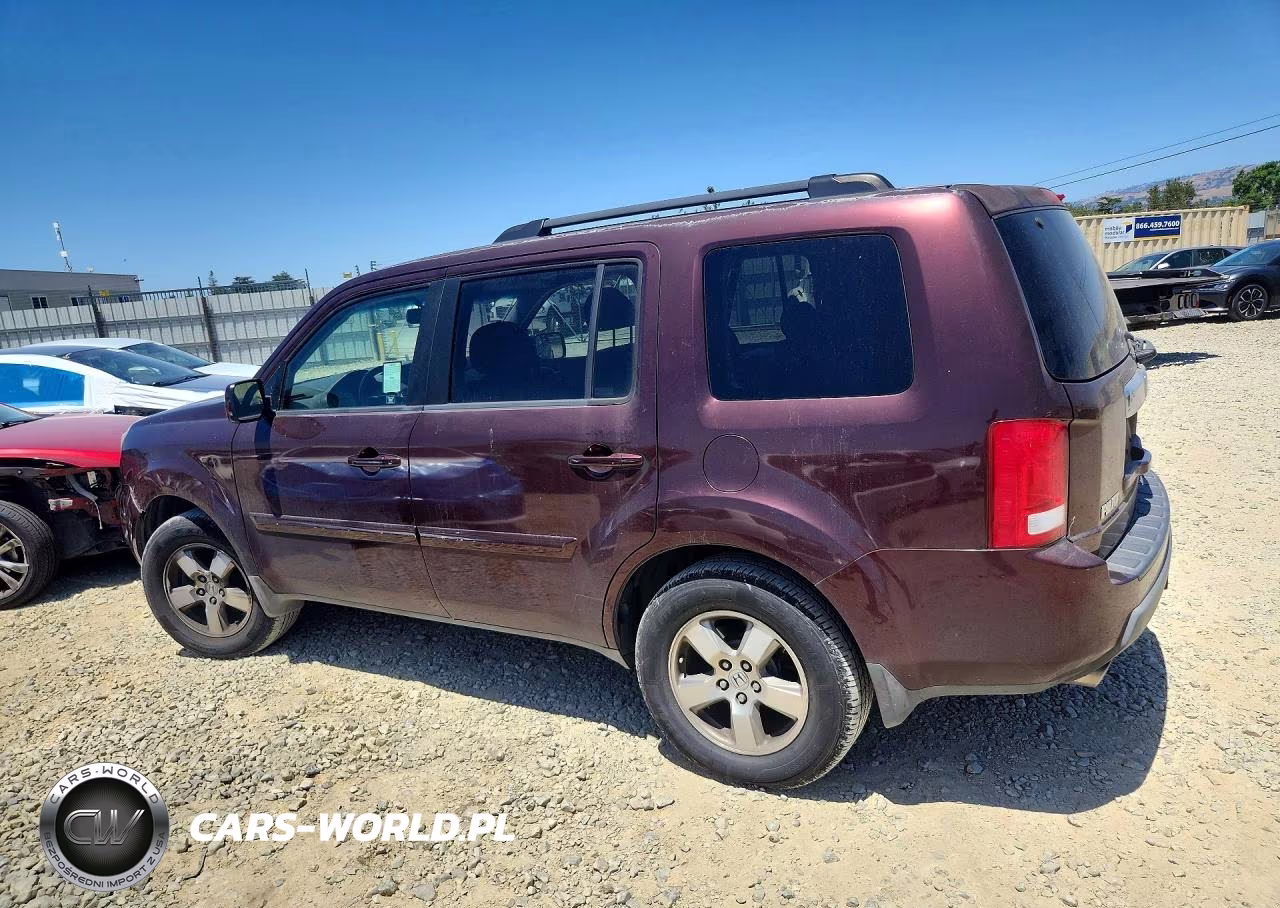 2009 Honda Pilot Exl VIN:5FNYF38569B014910 - 2