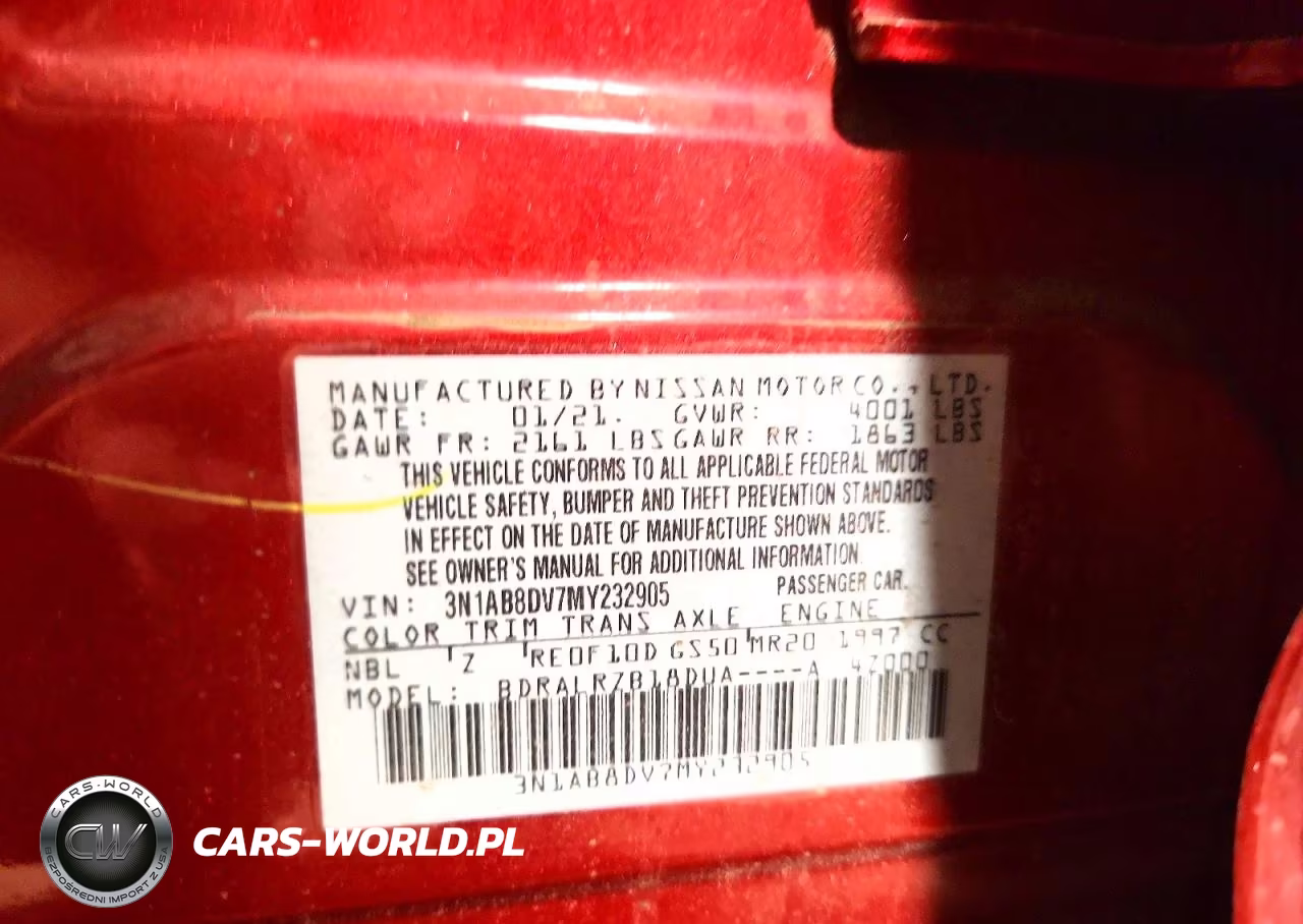 2021 Nissan Sentra Sr VIN:3N1AB8DV7MY232905 - 13
