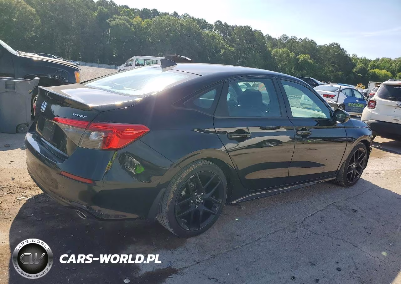 2022 Honda Civic Sport VIN:2HGFE2F55NH601371 - 3
