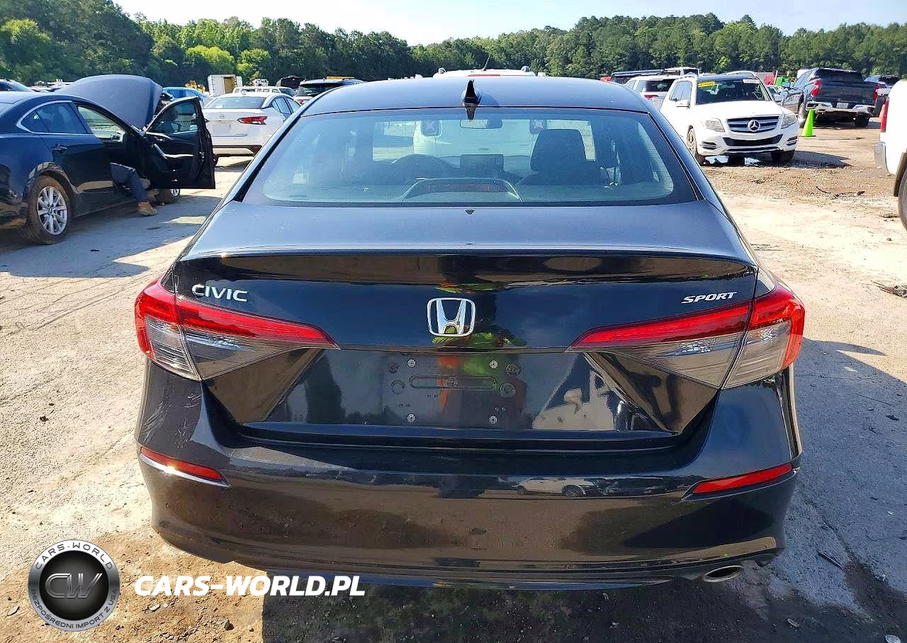 2022 Honda Civic Sport VIN:2HGFE2F55NH601371 - 6