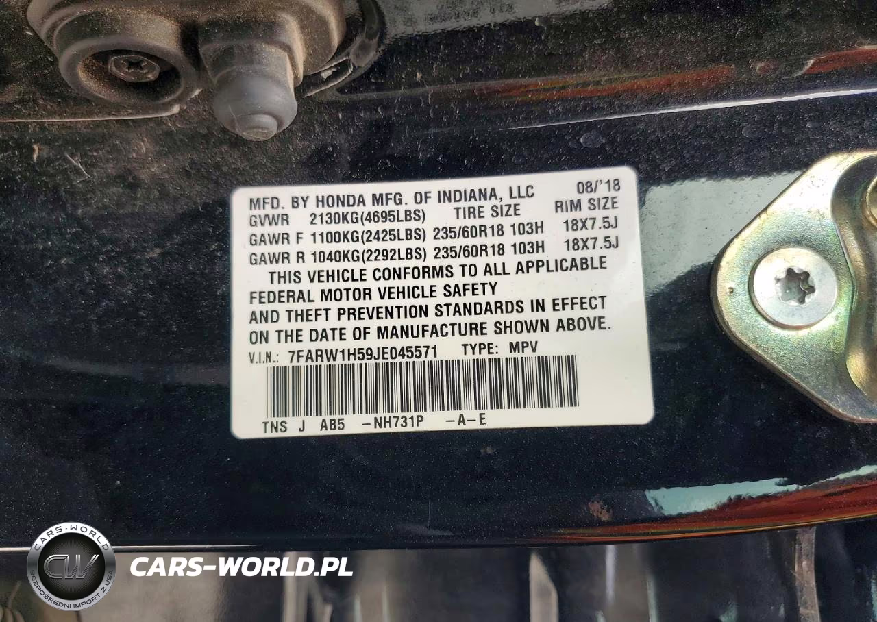2018 Honda Cr-V Ex VIN:7FARW1H59JE045571 - 14