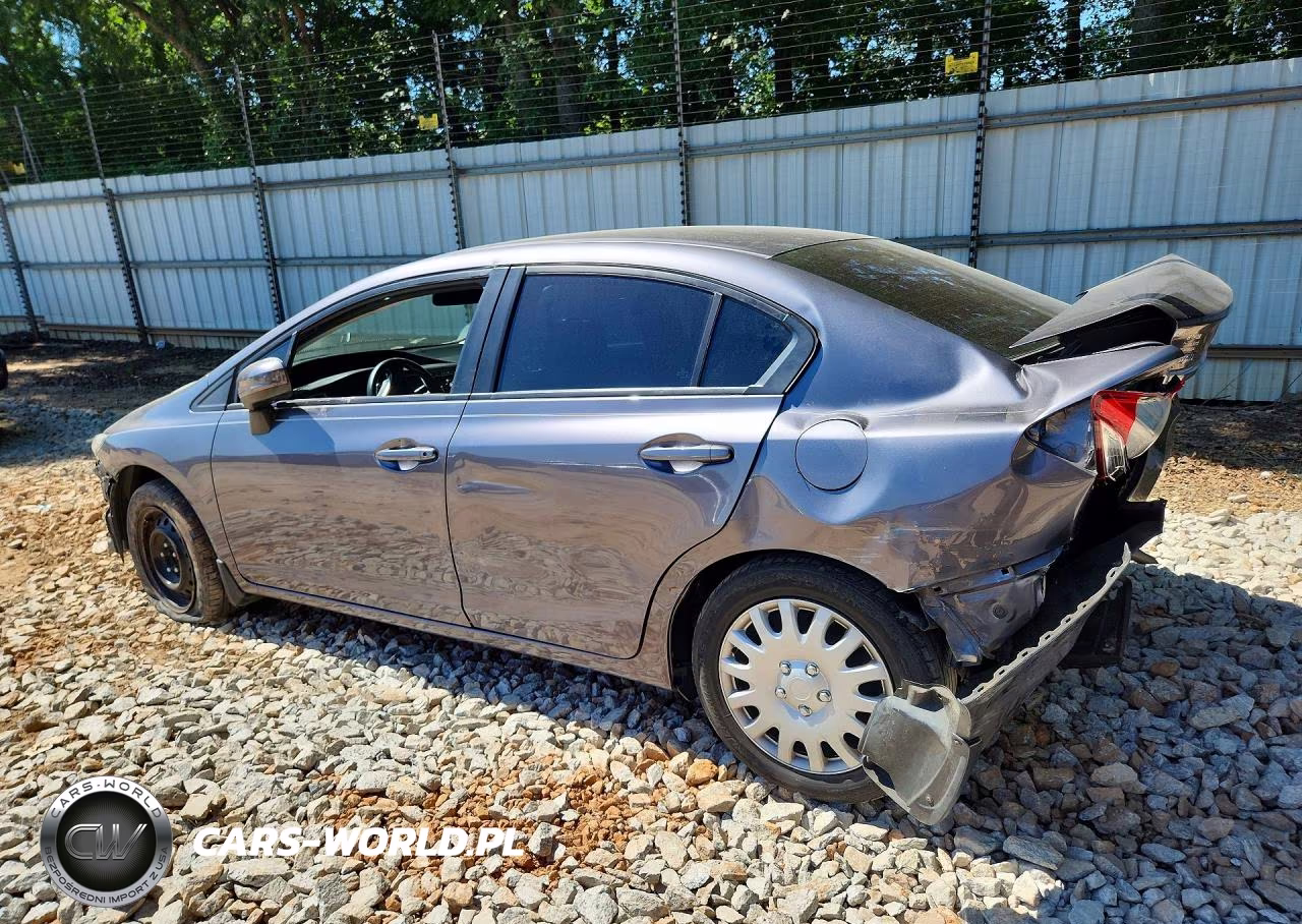2014 Honda Civic Lx VIN:19XFB2F59EE001830 - 2