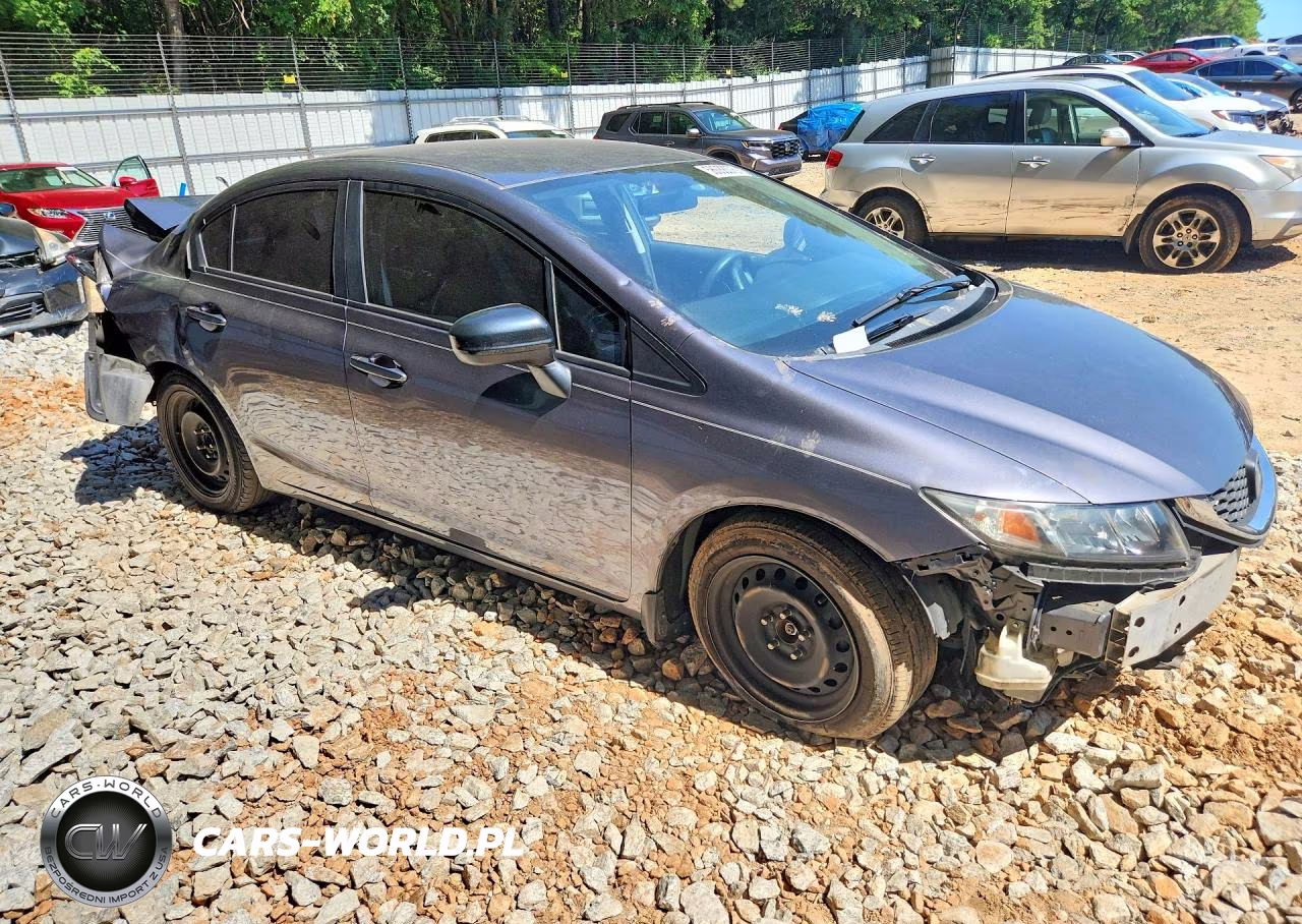 2014 Honda Civic Lx VIN:19XFB2F59EE001830 - 4