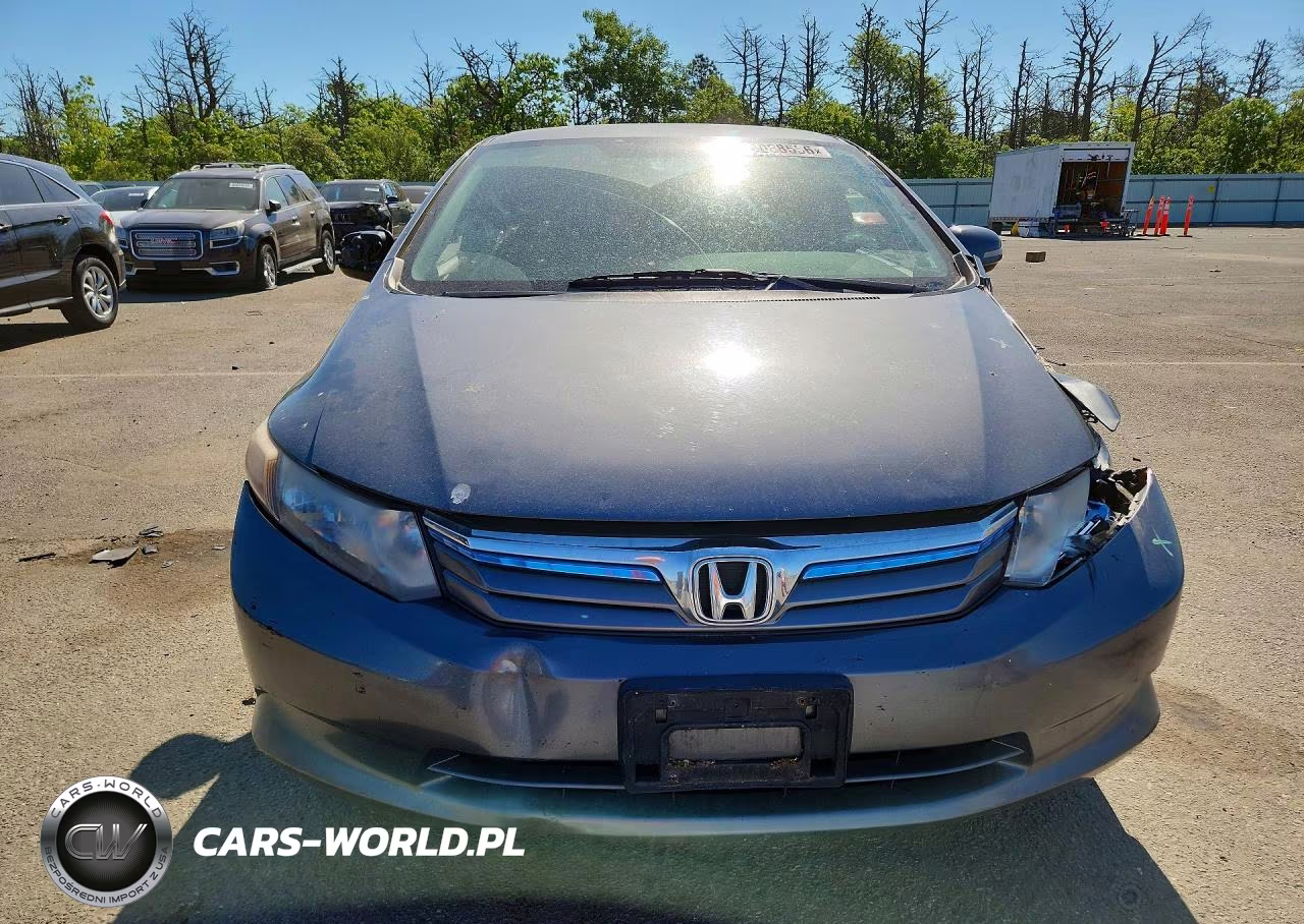 2012 Honda Civic Hybrid VIN:JHMFB4F24CS006704 - 5