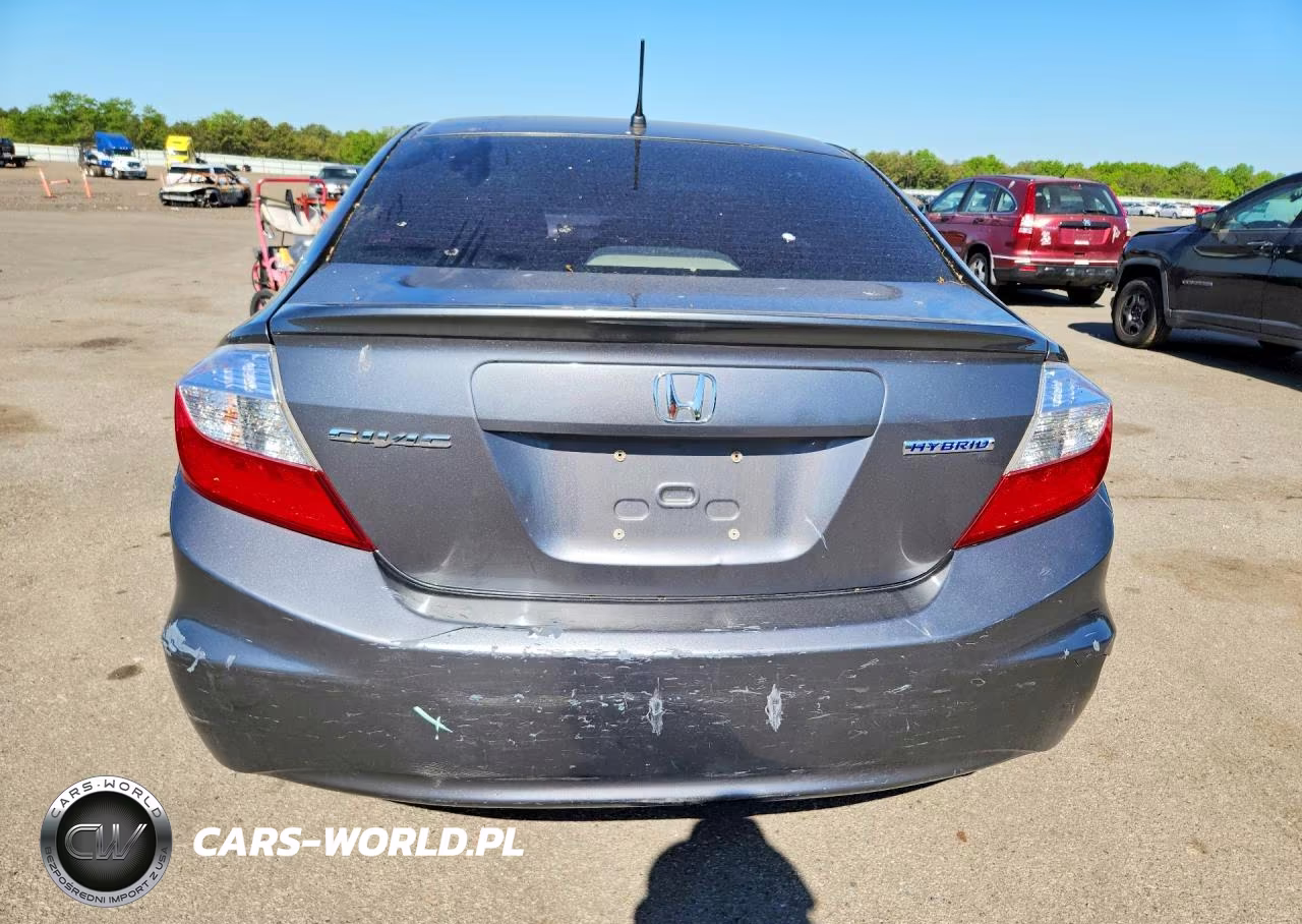 2012 Honda Civic Hybrid VIN:JHMFB4F24CS006704 - 6