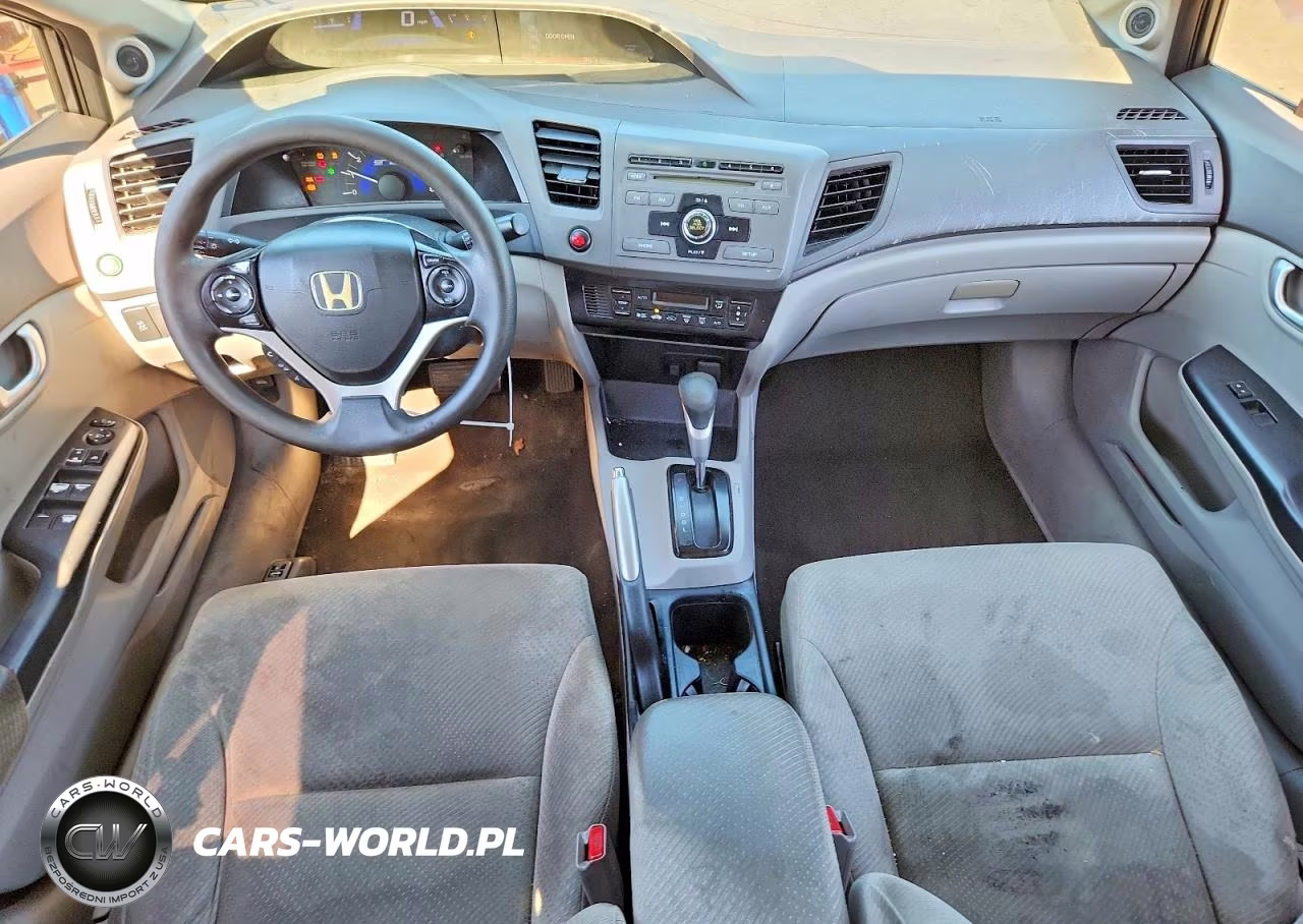 2012 Honda Civic Hybrid VIN:JHMFB4F24CS006704 - 8
