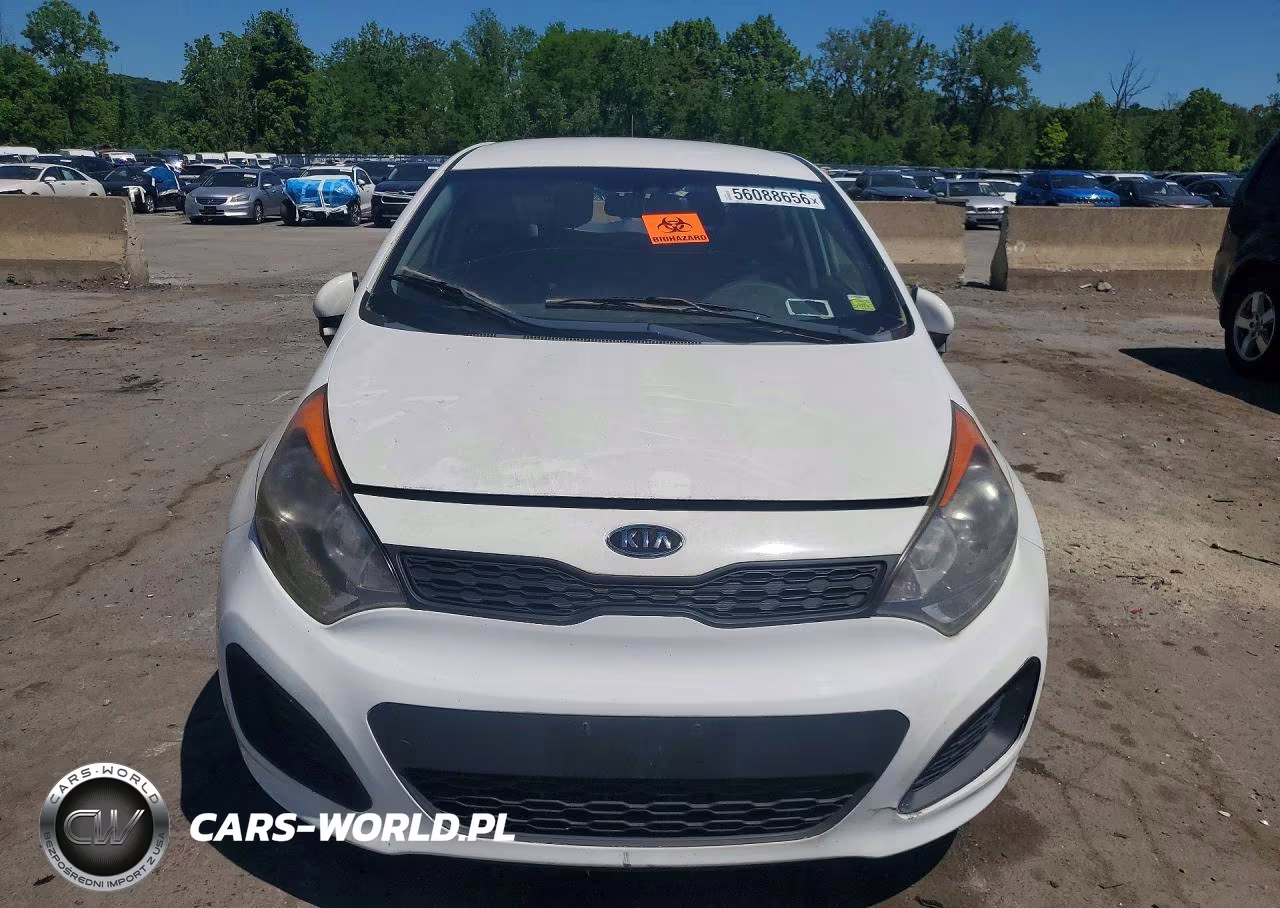 2012 Kia Rio Lx VIN:KNADM5A30C6015754 - 5