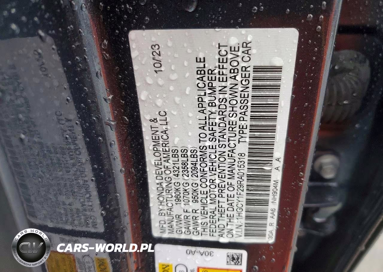 2024 Honda Accord Lx VIN:1HGCY1F29RA015318 - 13