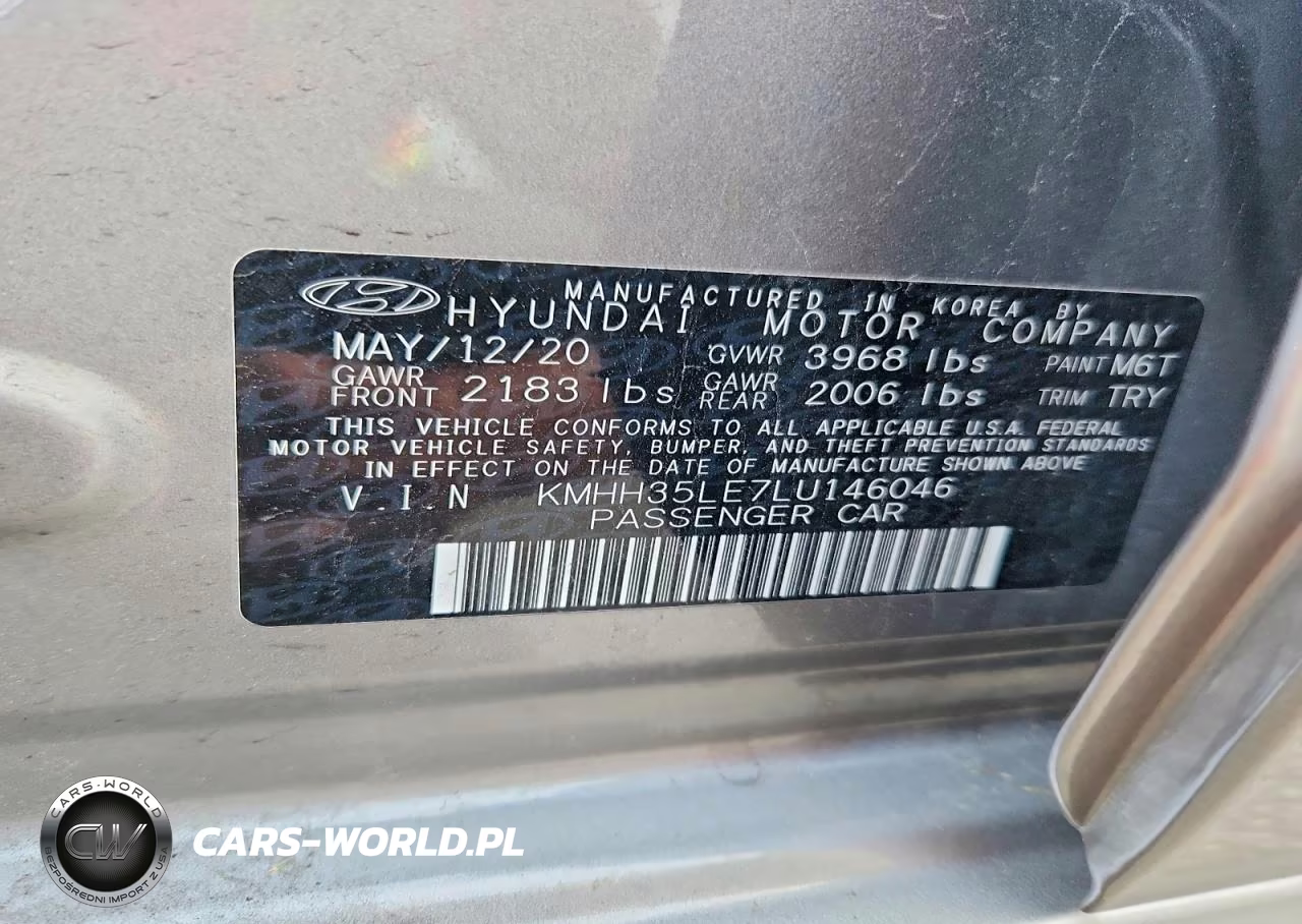 2020 Hyundai Elantra Gt Base VIN:KMHH35LE7LU146046 - 12