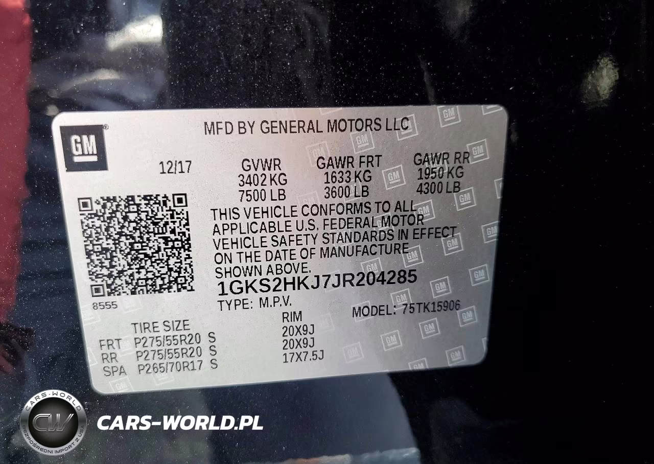 2018 GMC Yukon Xl Denali VIN:1GKS2HKJ7JR204285 - 13
