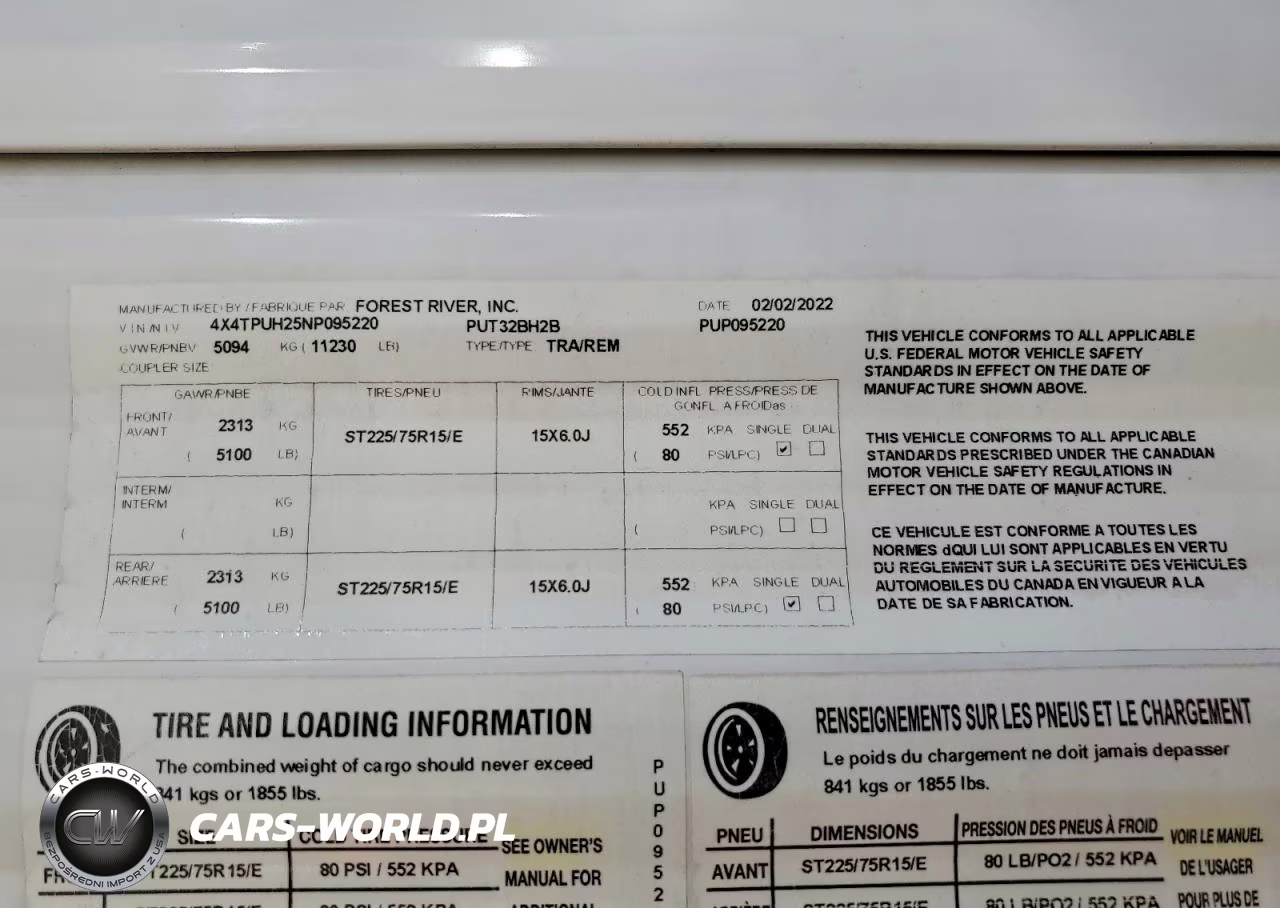 2022 Forest River Puma Camper VIN:4X4TPUH25NP095220 - 10