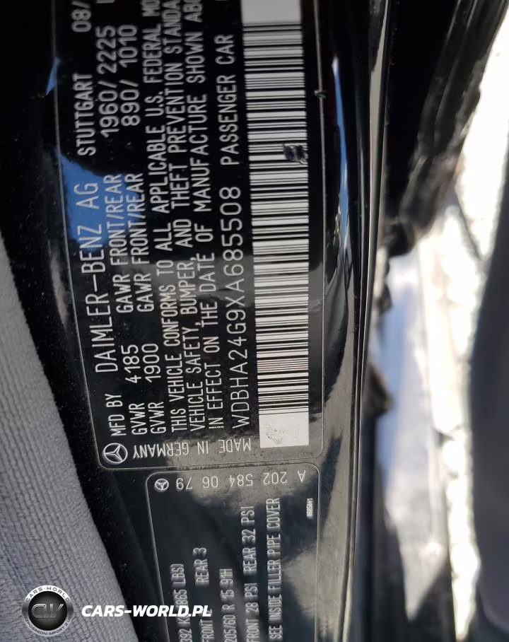 1999 Mercedes-Benz C 230 VIN:WDBHA24G9XA685508 - 12