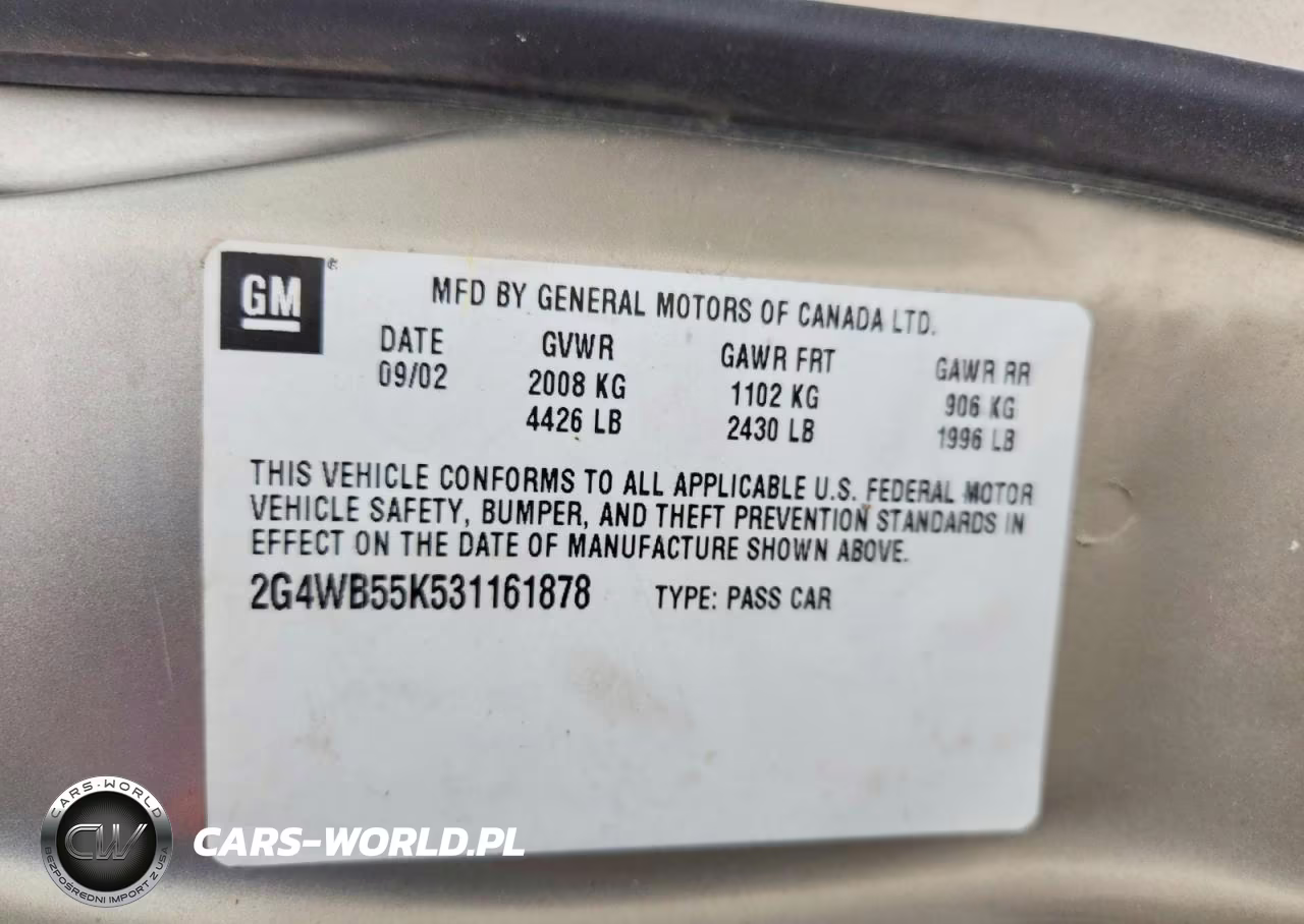 2003 Buick Regal Ls VIN:2G4WB55K531161878 - 12
