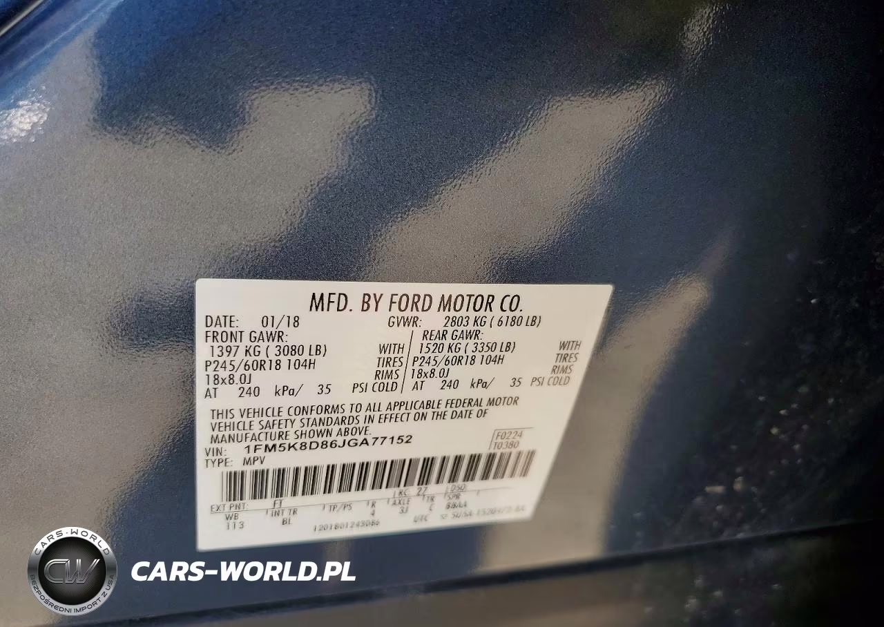 2018 Ford Explorer Xlt VIN:1FM5K8D86JGA77152 - 13