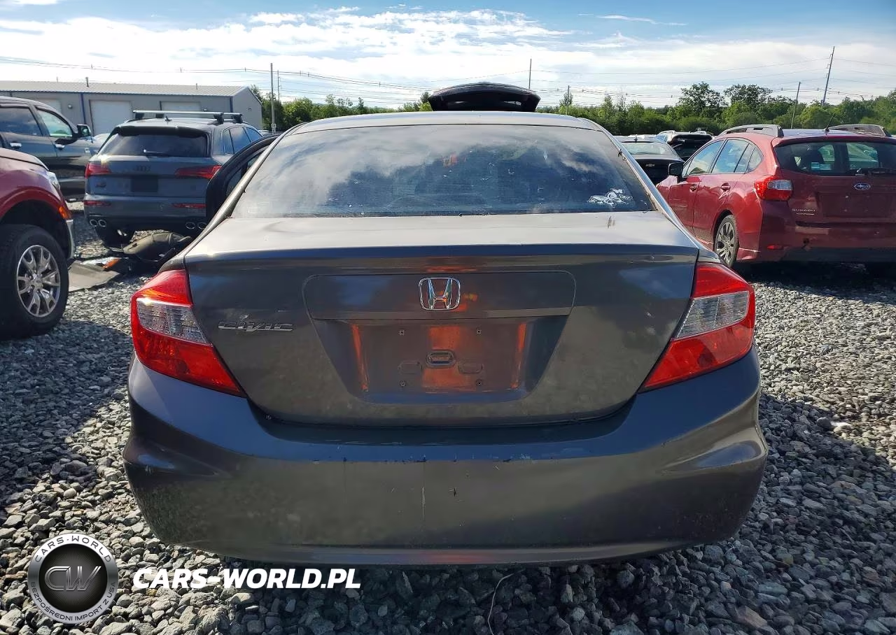 2012 Honda Civic Lx VIN:2HGFB2F53CH569316 - 6