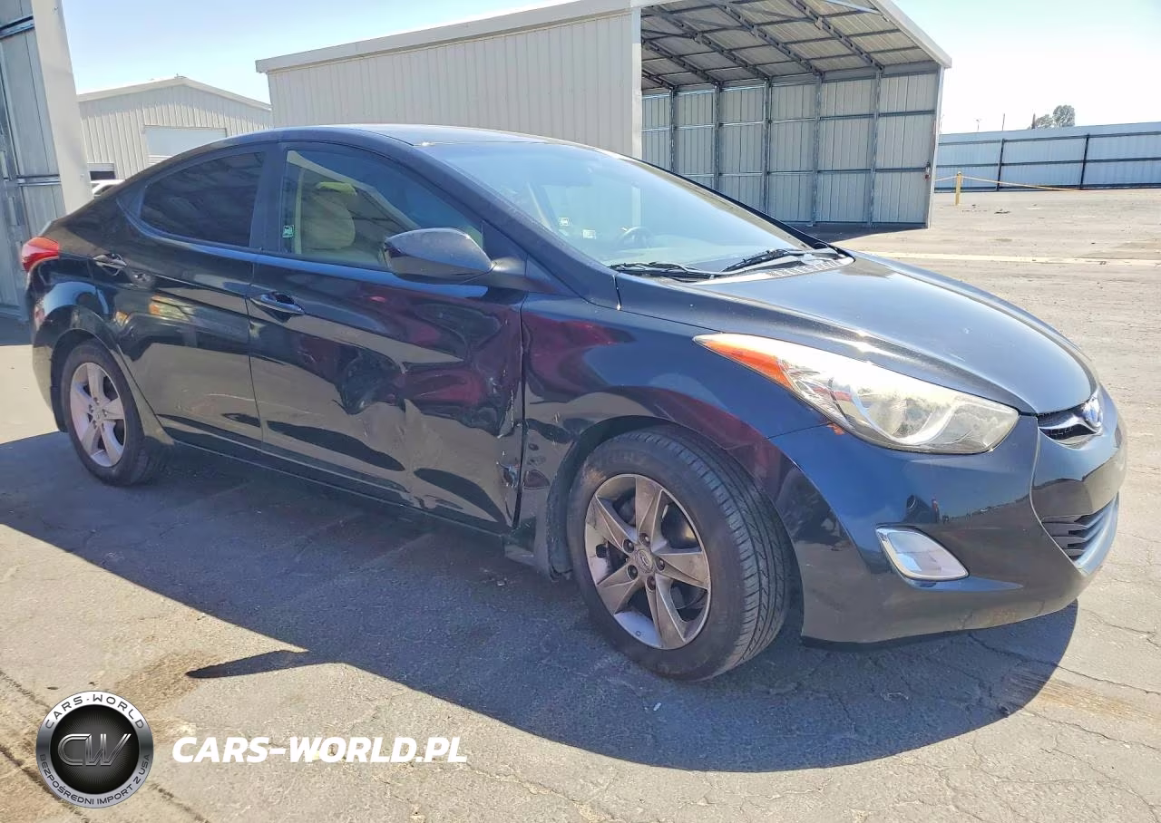 2012 Hyundai Elantra Gls VIN:KMHDH4AE1CU370443 - 4