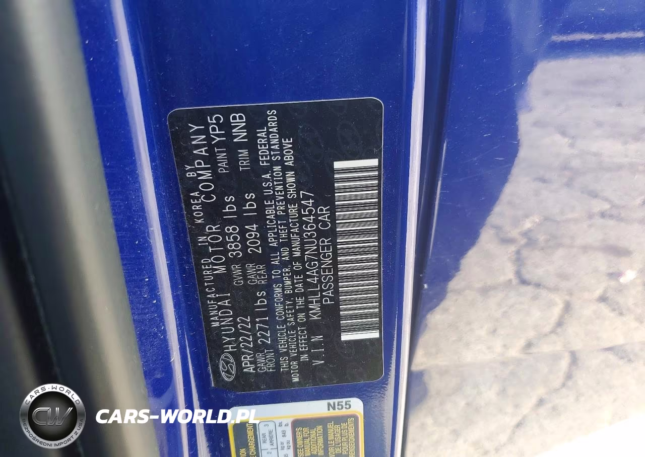 2022 Hyundai Elantra Se VIN:KMHLL4AG7NU364547 - 12