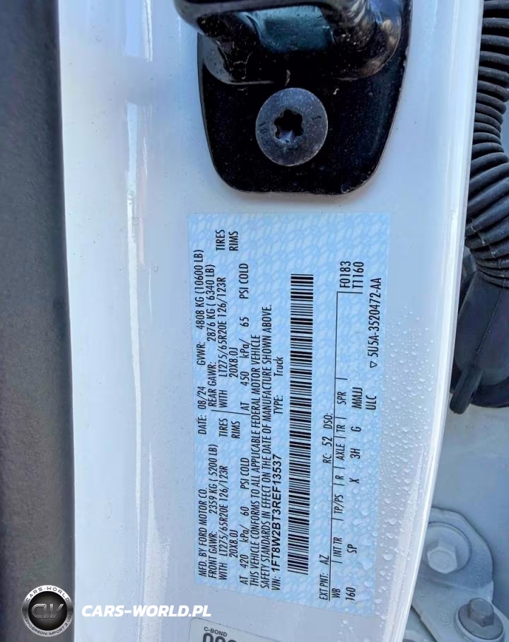 2024 Ford F250 Super Duty VIN:1FT8W2BT3REF13537 - 10