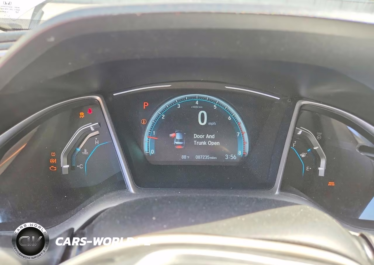 2018 Honda Civic Ex VIN:JHMFC1F39JX015080 - 9