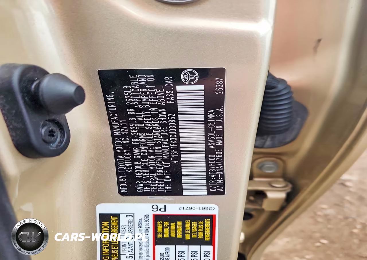 2012 Toyota Camry Le VIN:4T1BF1FK3CU030852 - 12