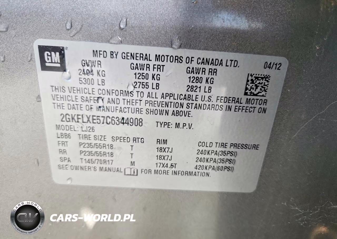 2012 GMC Terrain Slt VIN:2GKFLXE57C6344908 - 13
