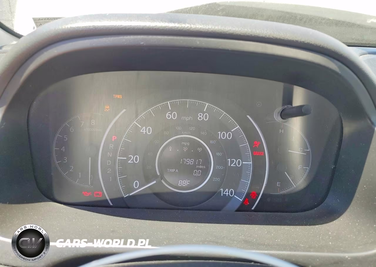 2012 Honda Cr-V Lx VIN:2HKRM4H38CH625433 - 9