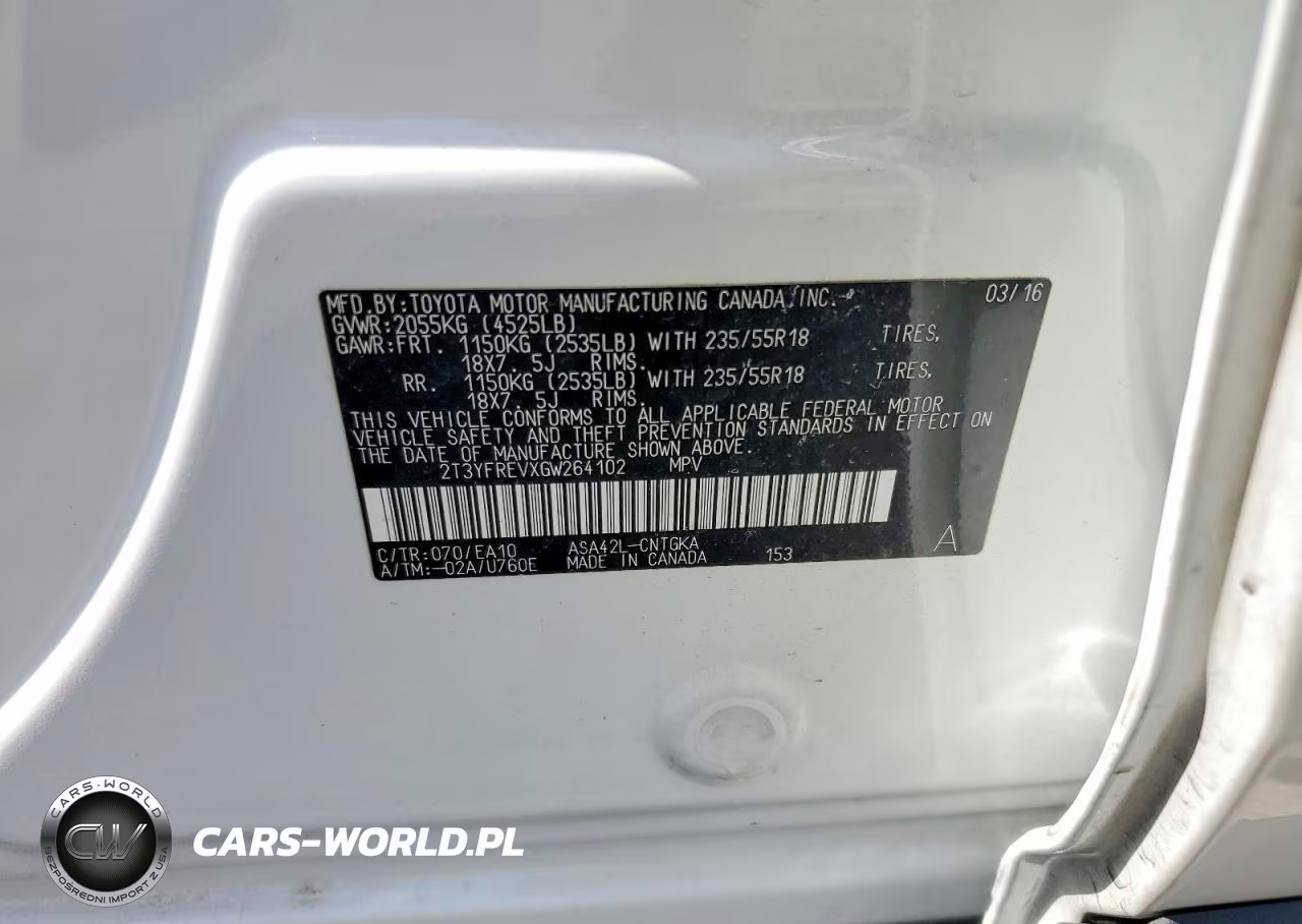 2016 Toyota Rav4 Limited VIN:2T3YFREVXGW264102 - 13