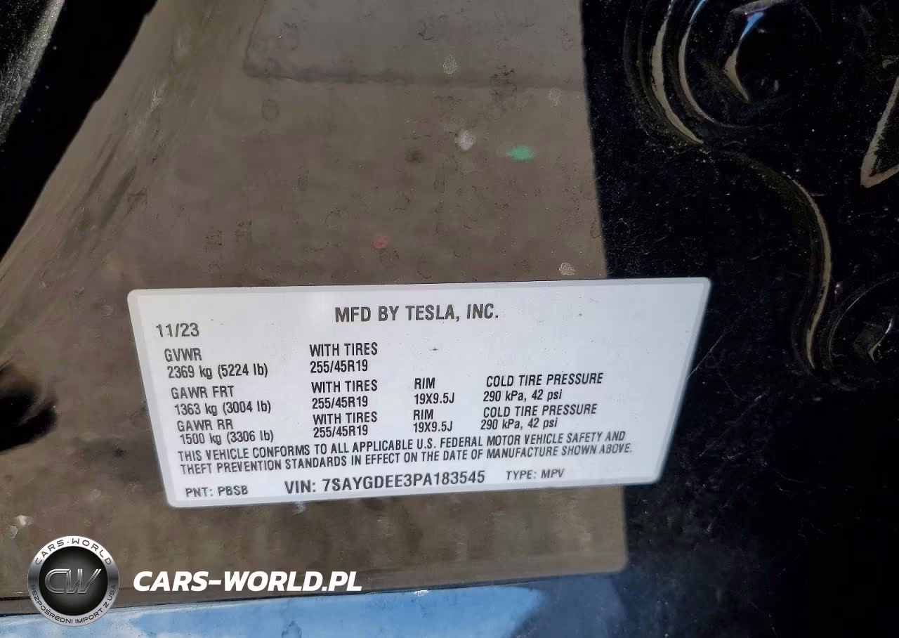2023 Tesla Model Y VIN:7SAYGDEE3PA183545 - 12