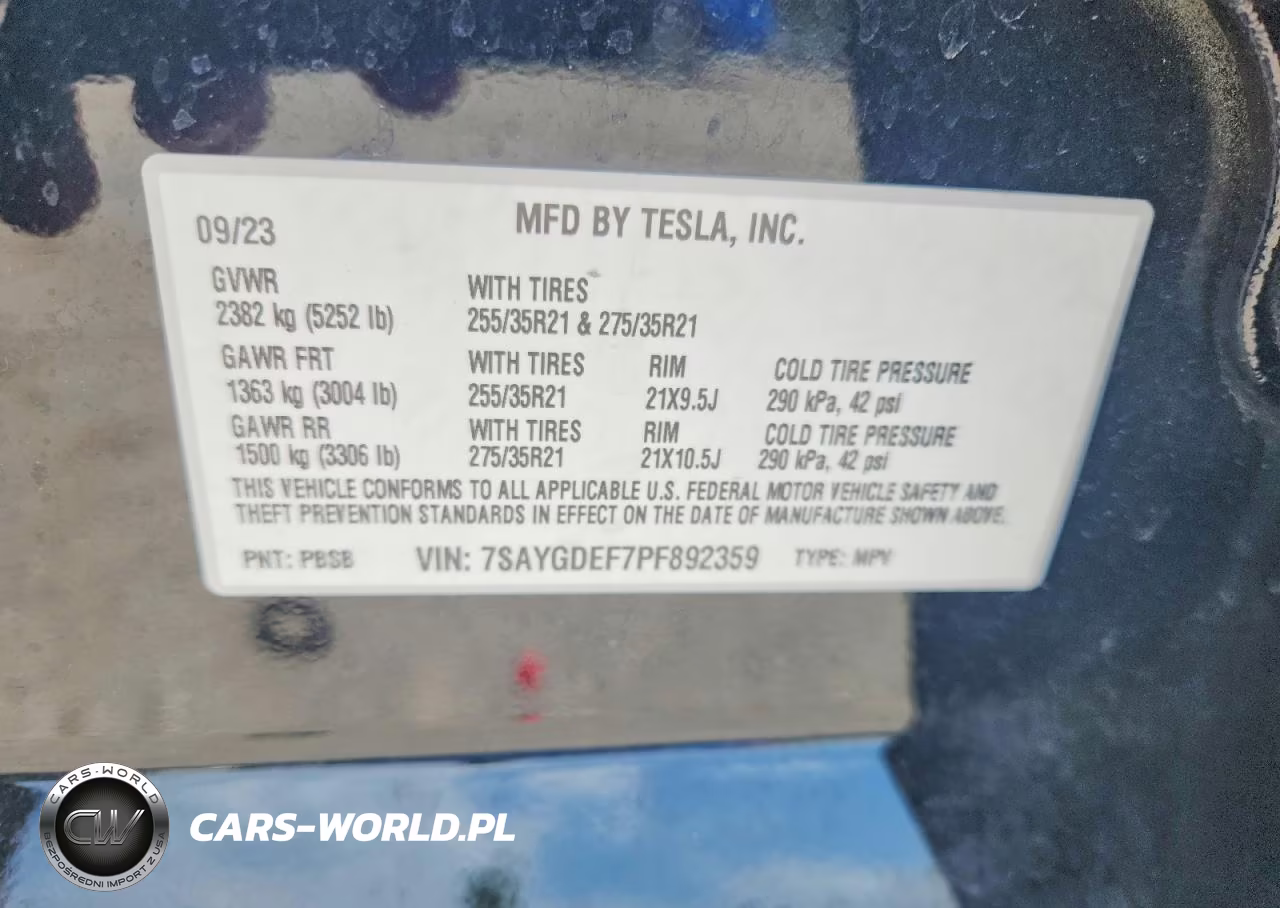 2023 Tesla Model Y VIN:7SAYGDEF7PF892359 - 12