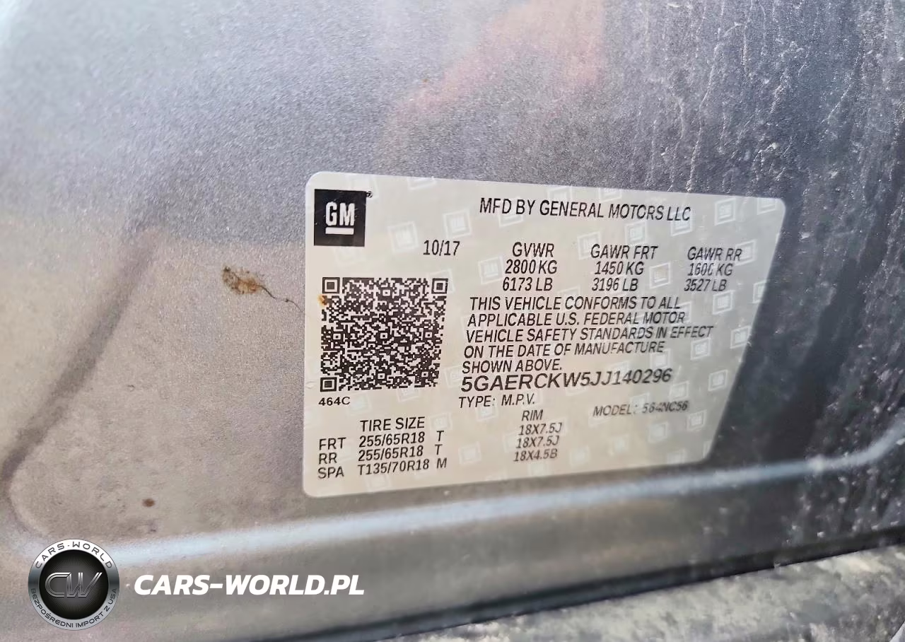 2018 Buick Enclave Premium VIN:5GAERCKW5JJ140296 - 12