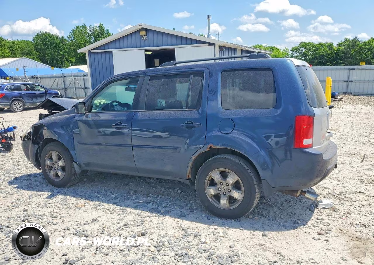 2010 Honda Pilot Ex VIN:5FNYF4H4XAB007623 - 2