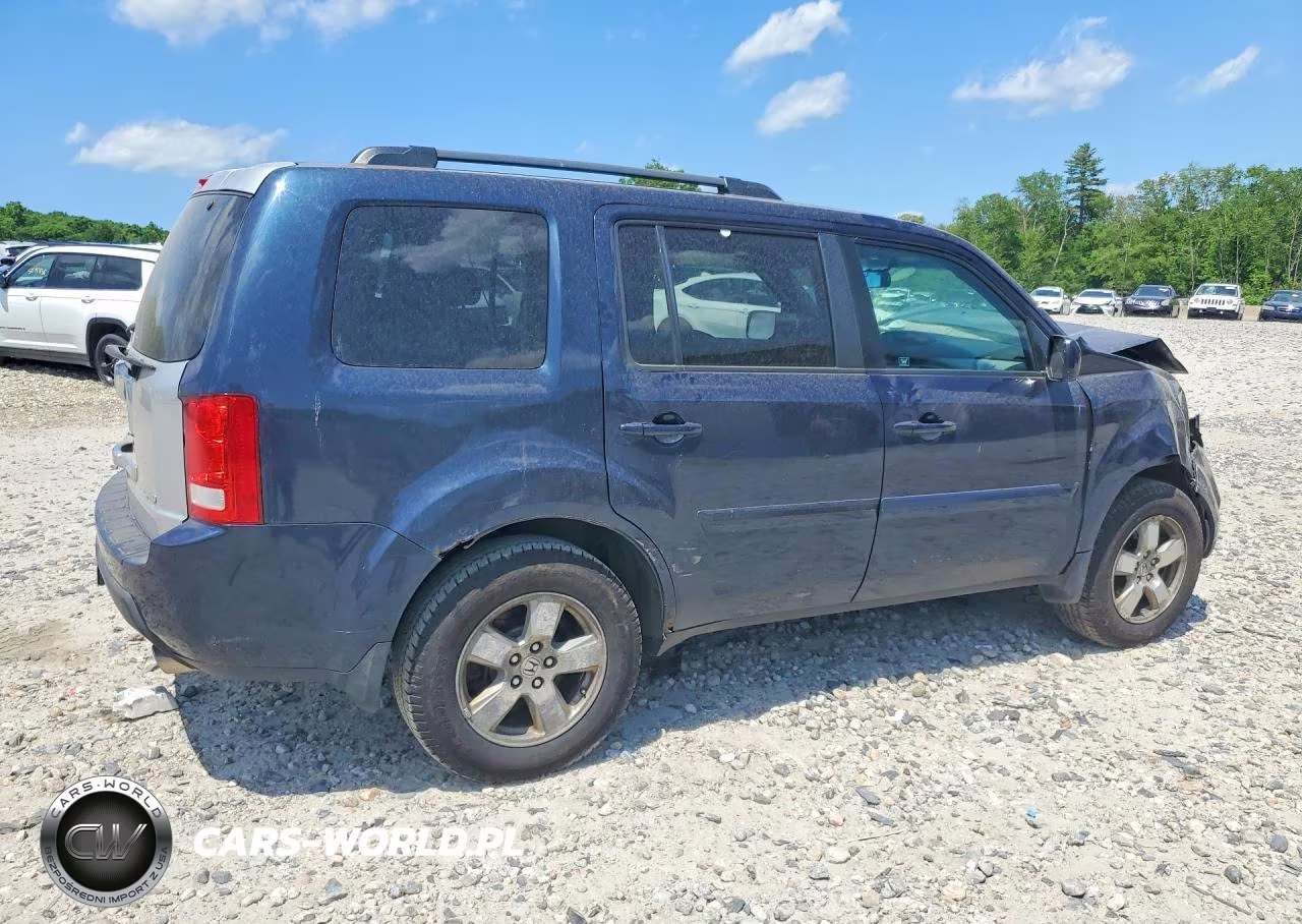 2010 Honda Pilot Ex VIN:5FNYF4H4XAB007623 - 3