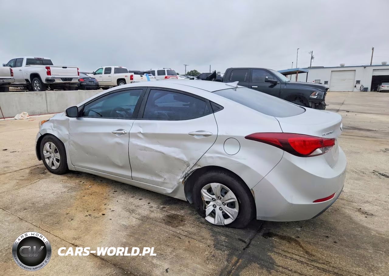 2016 Hyundai Elantra Se VIN:5NPDH4AE3GH750646 - 2