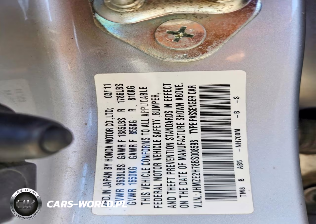 2011 Honda Insight Ex VIN:JHMZE2H78BS008598 - 13