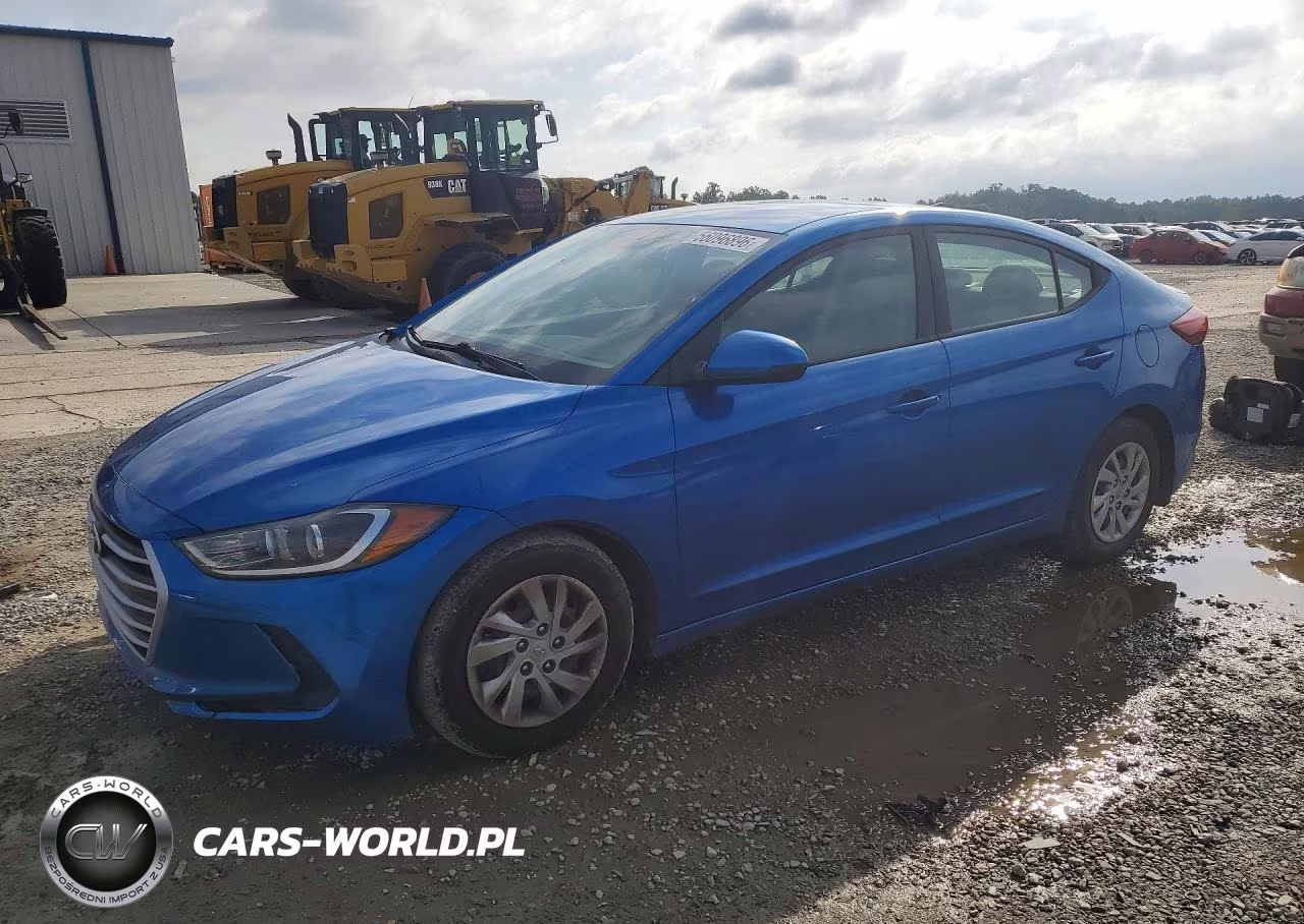 2017 Hyundai Elantra Se VIN:KMHD74LF3HU074002 - 1