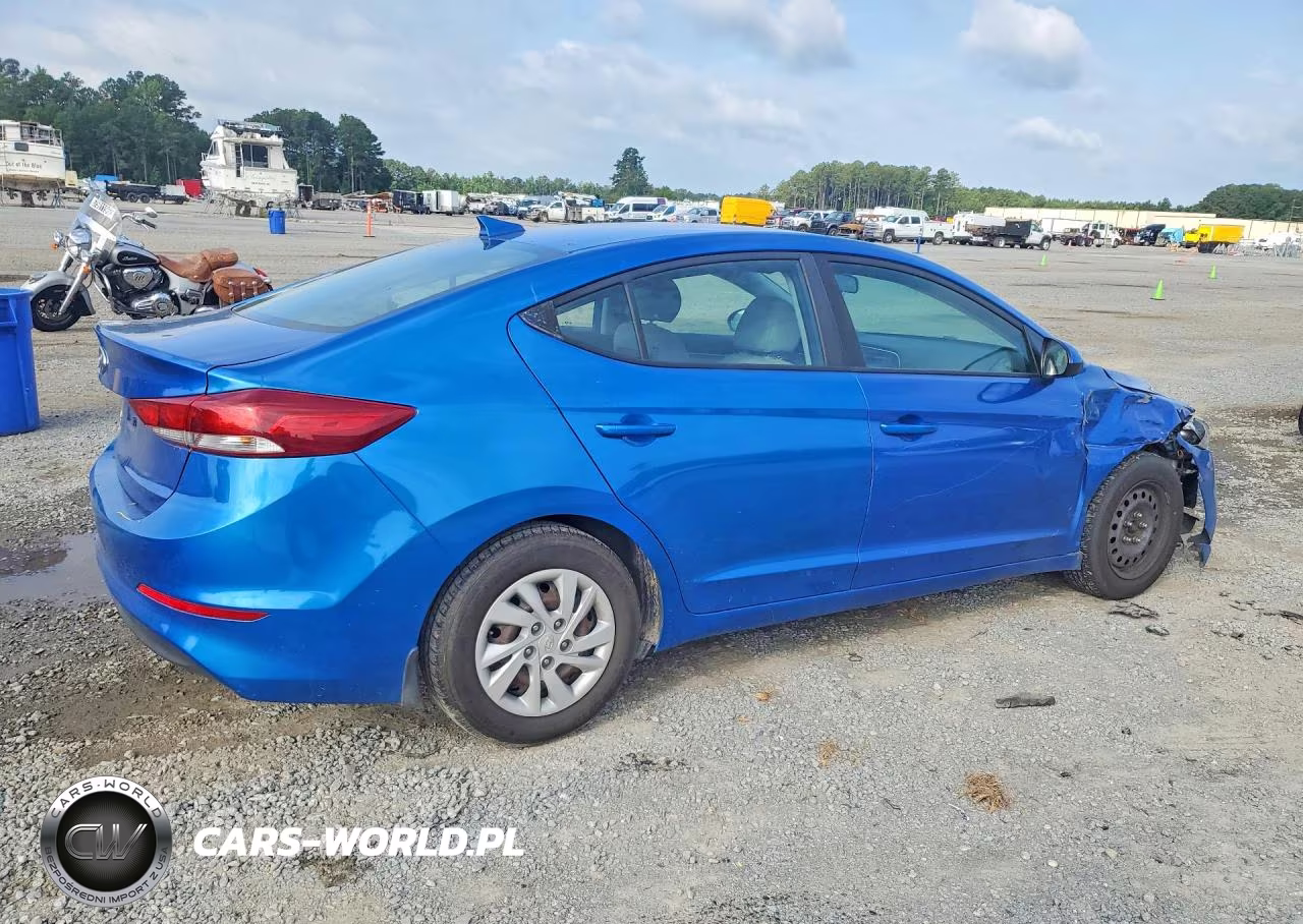 2017 Hyundai Elantra Se VIN:KMHD74LF3HU074002 - 3