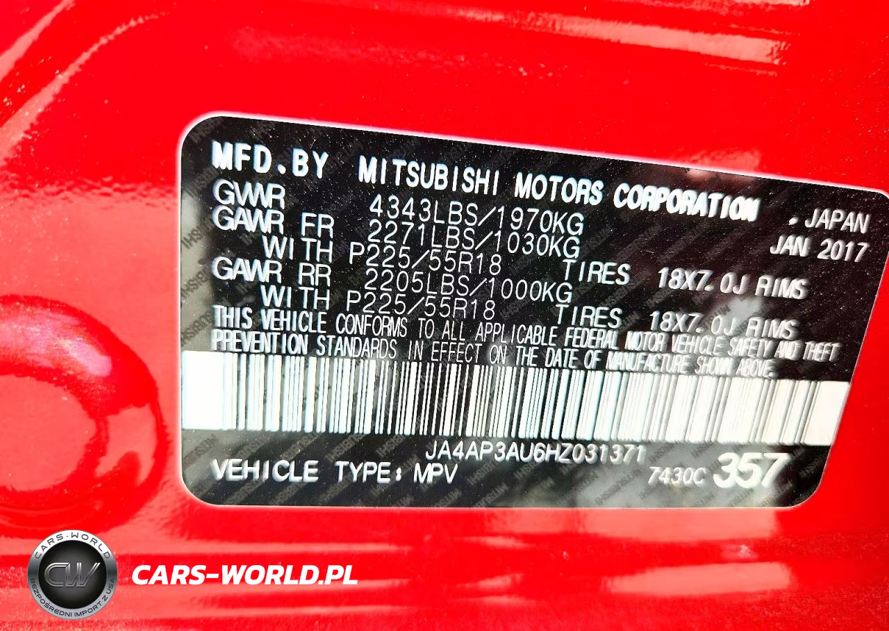 2017 Mitsubishi Outlander Sport Es VIN:JA4AP3AU6HZ031371 - 12