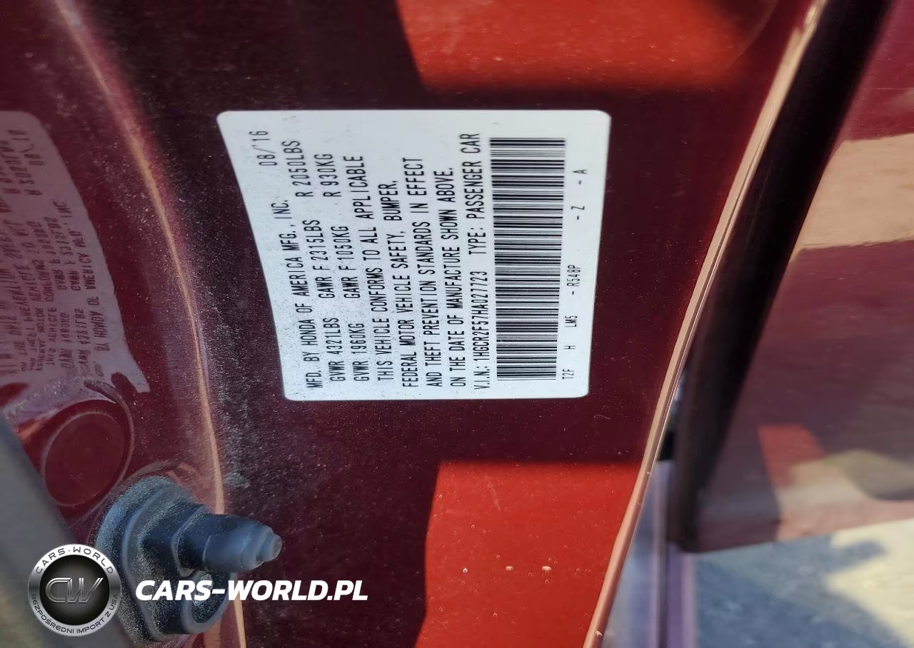 2017 Honda Accord Sport VIN:1HGCR2F57HA027723 - 13