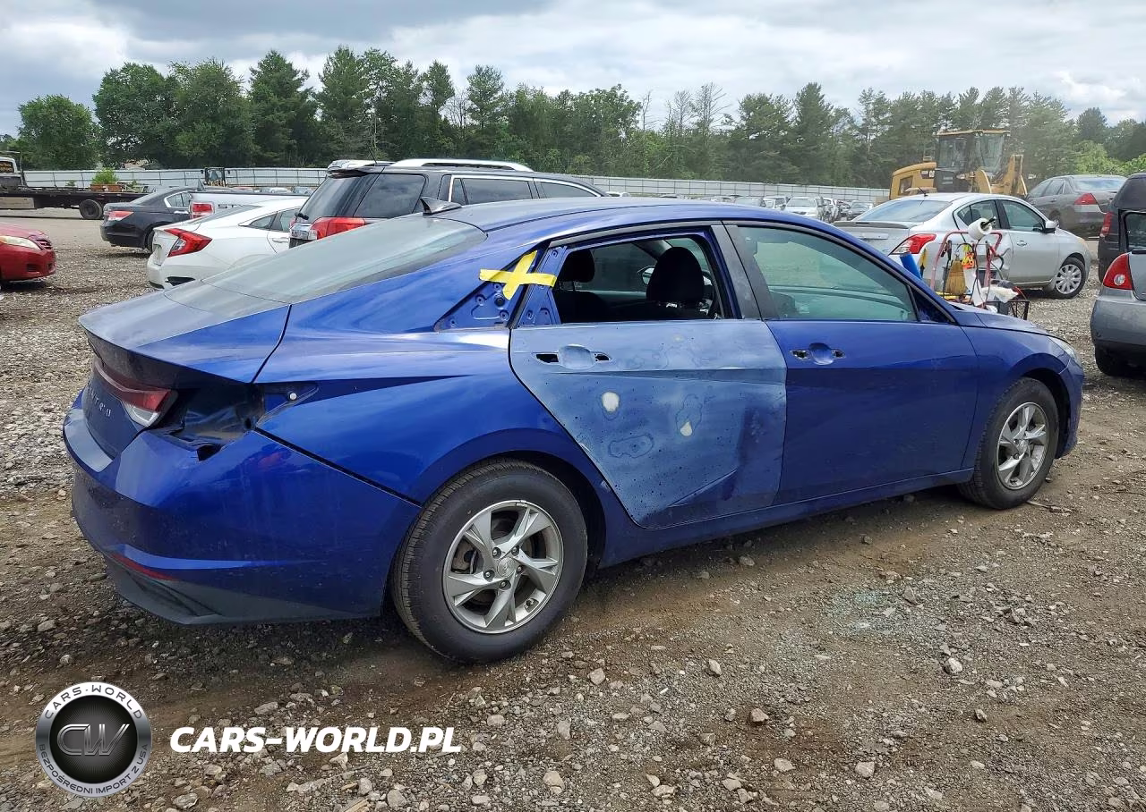 2021 Hyundai Elantra Se VIN:5NPLL4AG6MH033214 - 3